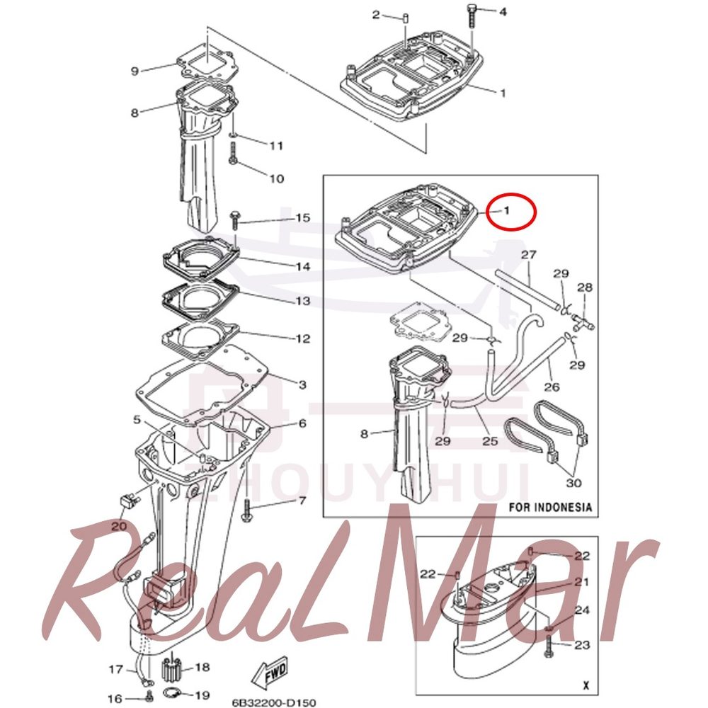 FIG.   15   UPPER CASING 爆炸图