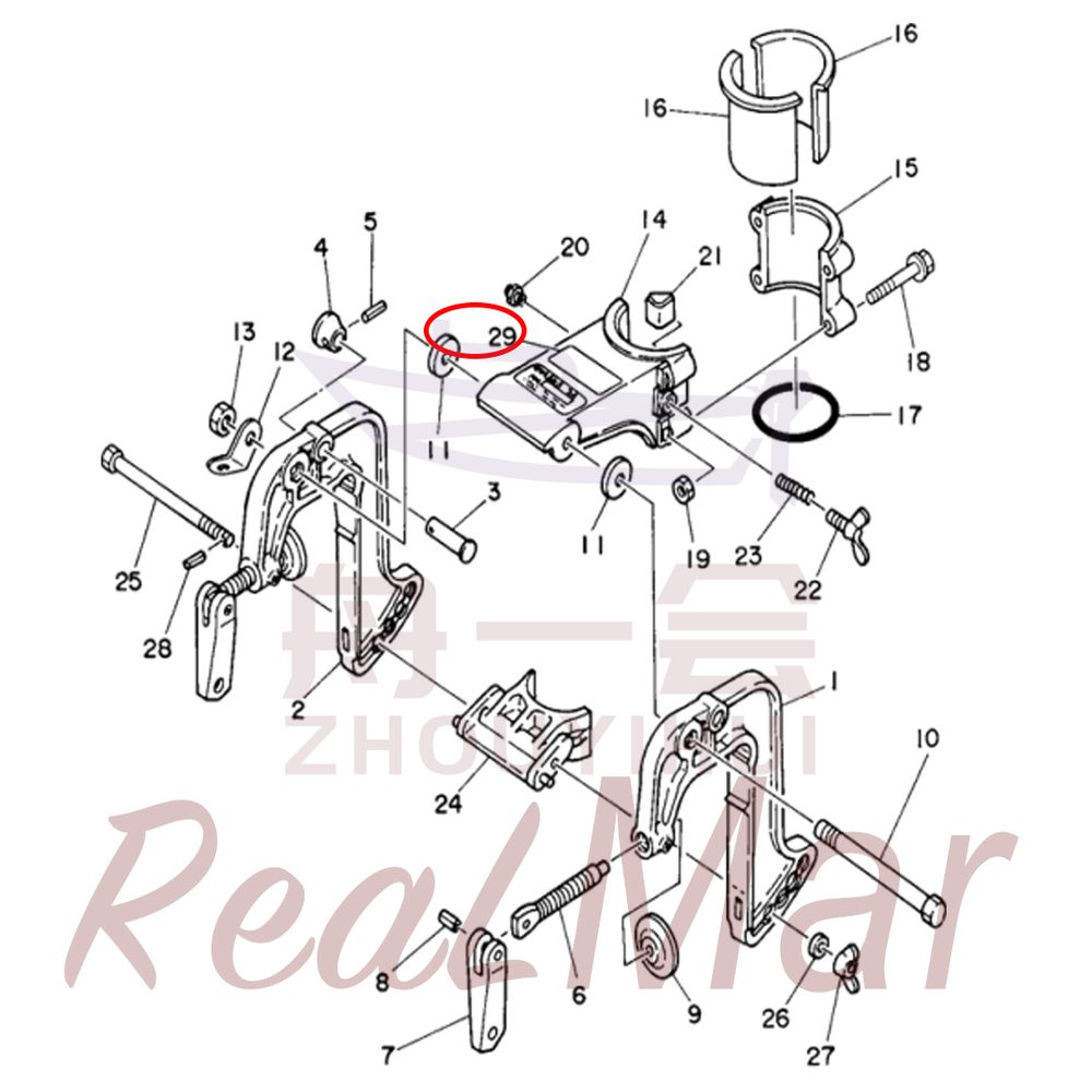 FIG. 6 BRACKET 爆炸图