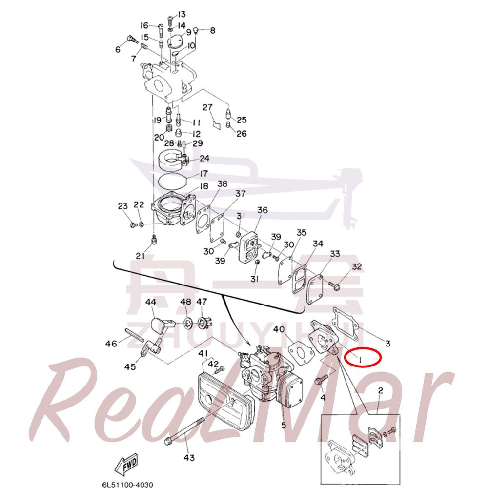 FIG. 3 INTAKE 爆炸图