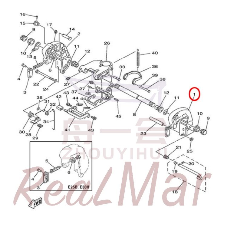 FIG. 19 BRACKET 1 爆炸图