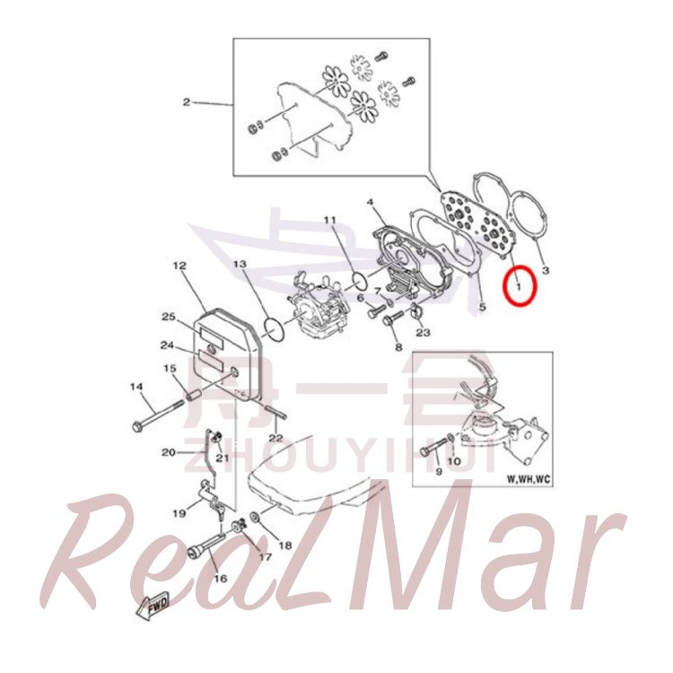 FIG. 4 INTAKE 爆炸图