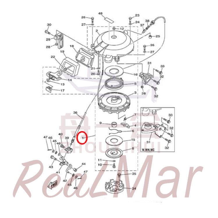 FIG. 7 STARTER 爆炸图