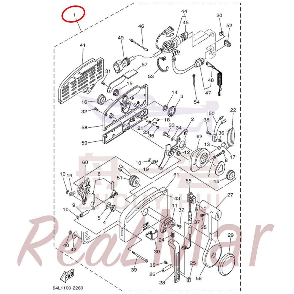 FIG.   28   REMOTE CONTROL ASSY 1 爆炸图