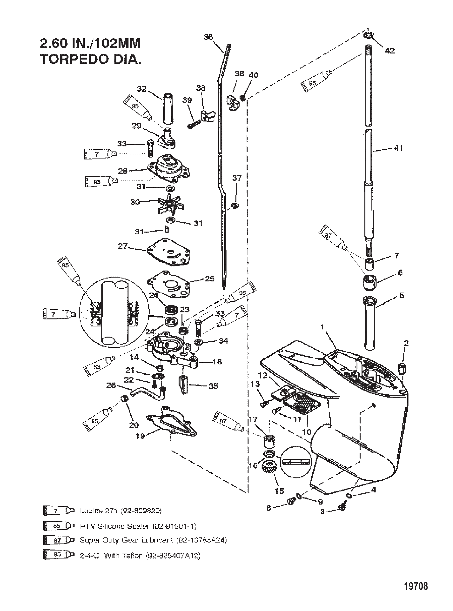 Gear Housing (Driveshaft)(2.00:1 Gear Ratio)