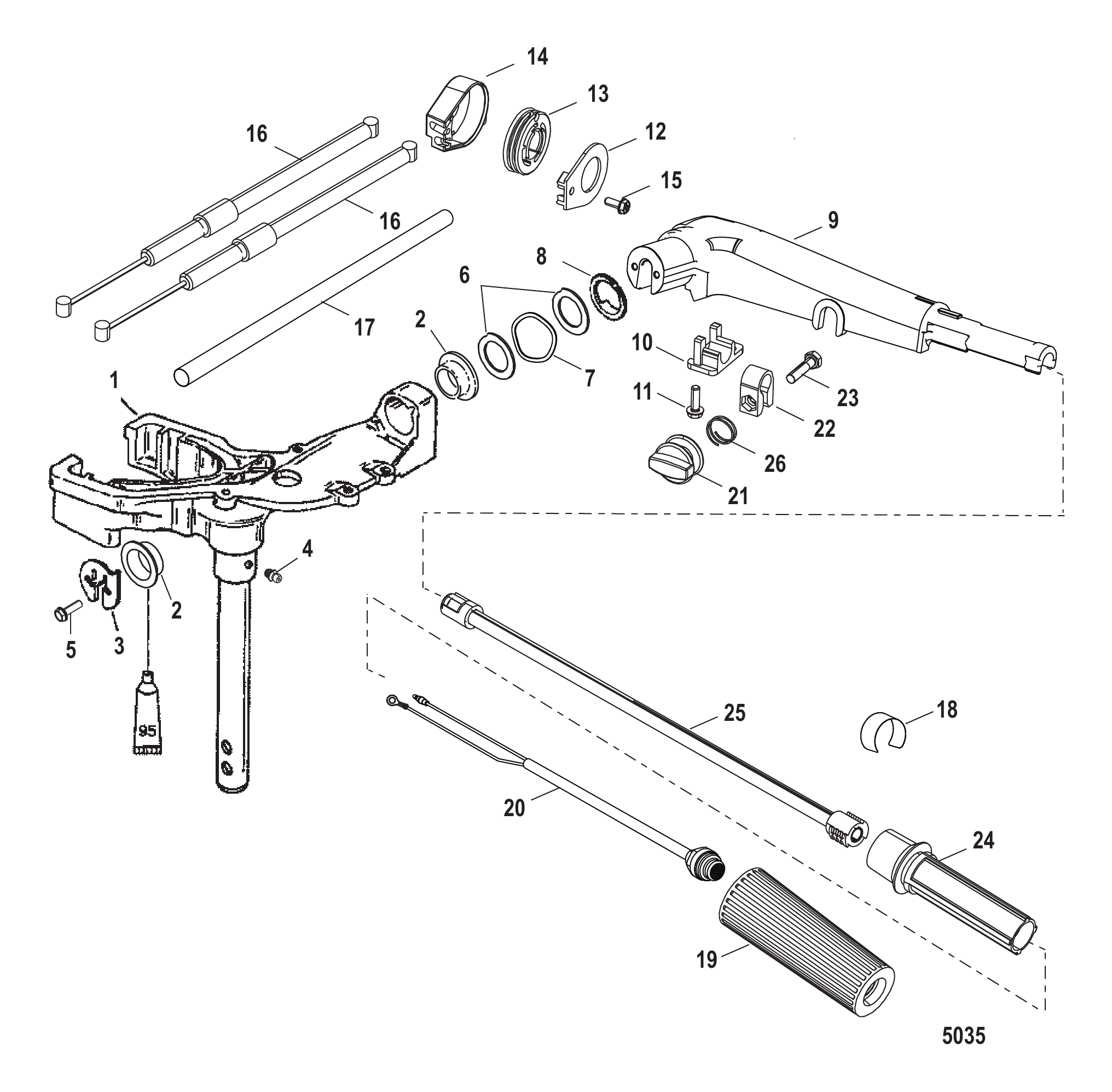 Swivel Head and Steering Handle
