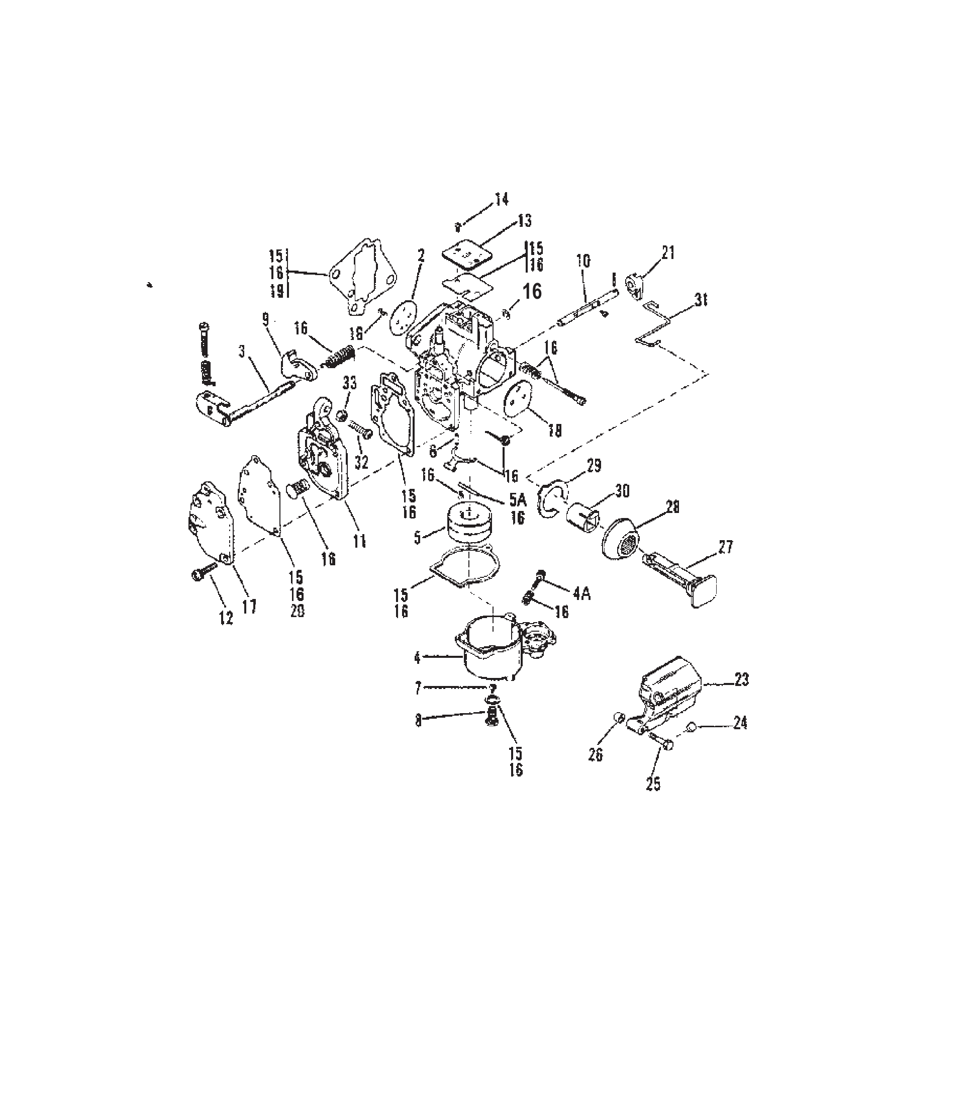 Carburetor SeaPro/Marathon10 & 15