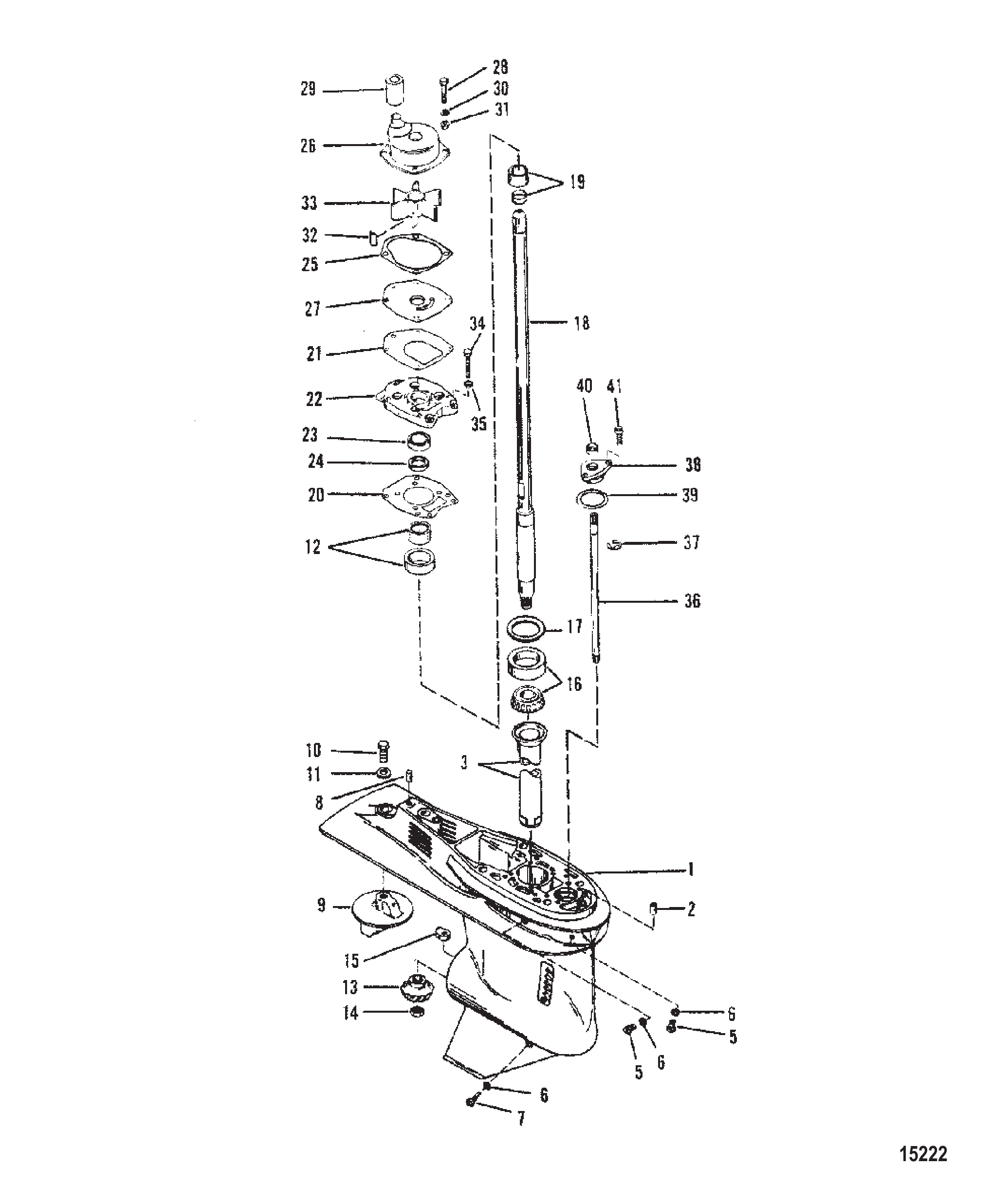 Gear Housing Driveshaft