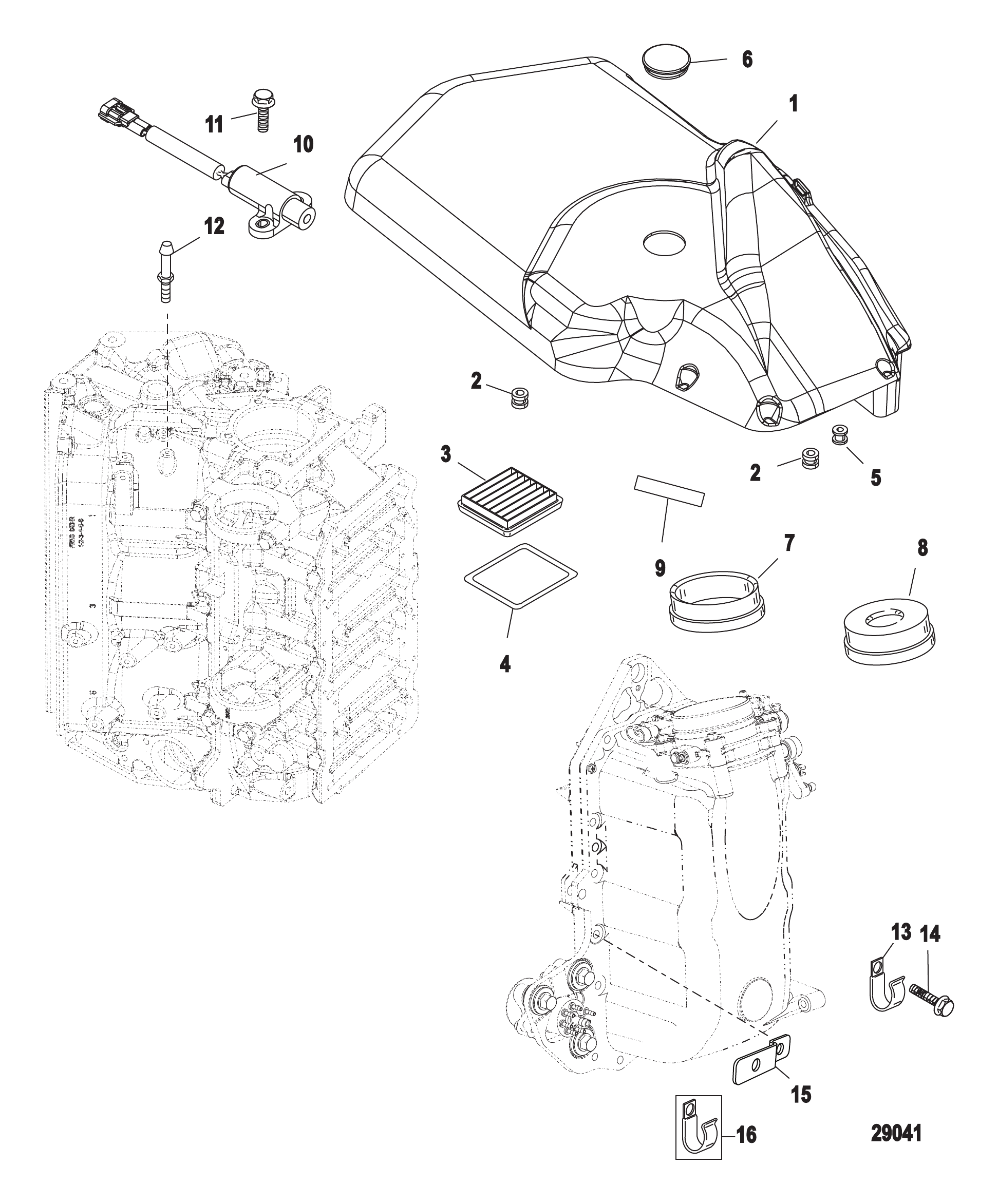 Air Handler/Flywheel Cover