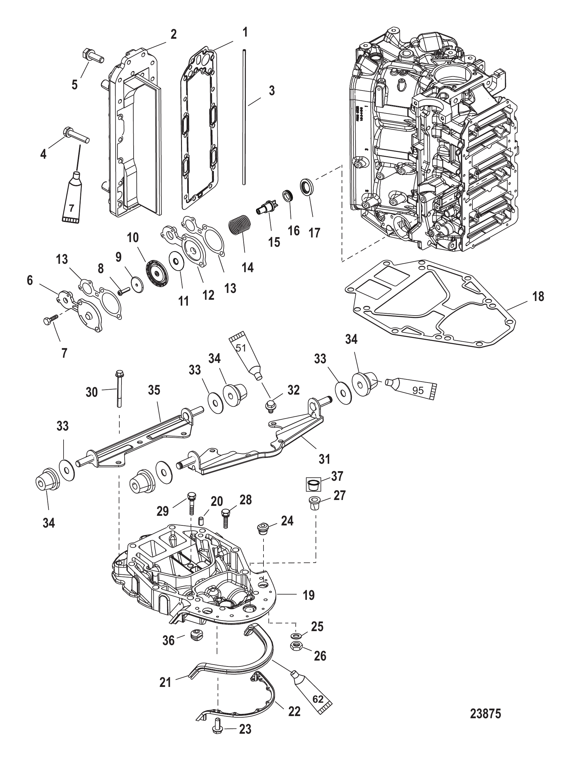 Exhaust Manifold and Exhaust Plate