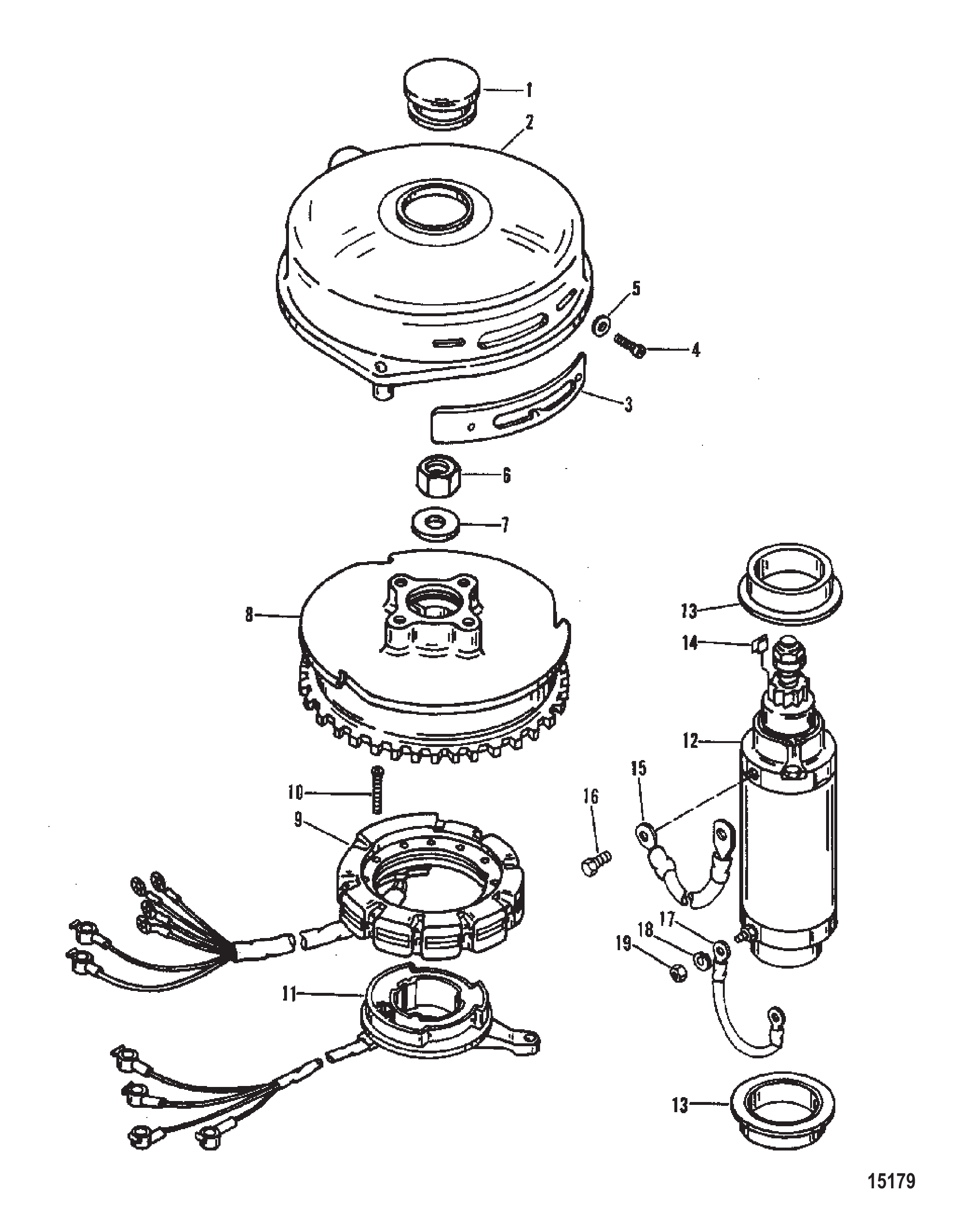 Flywheel And Starter Motor