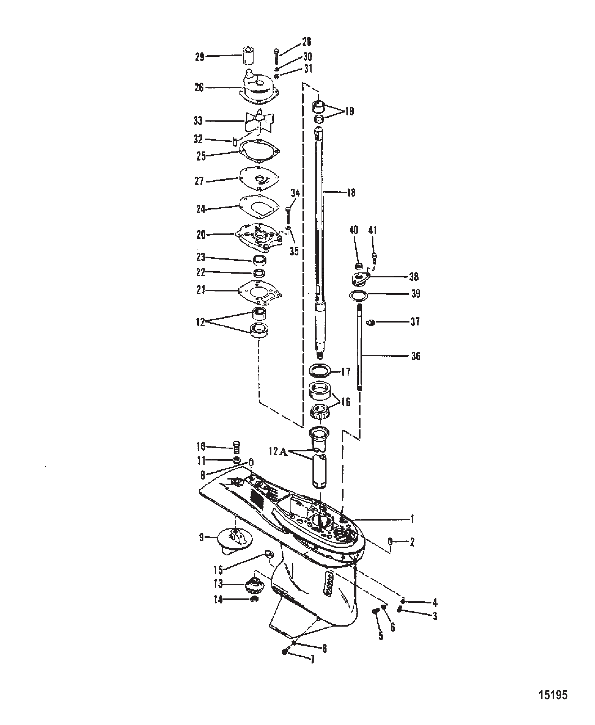 Gear Housing Driveshaft