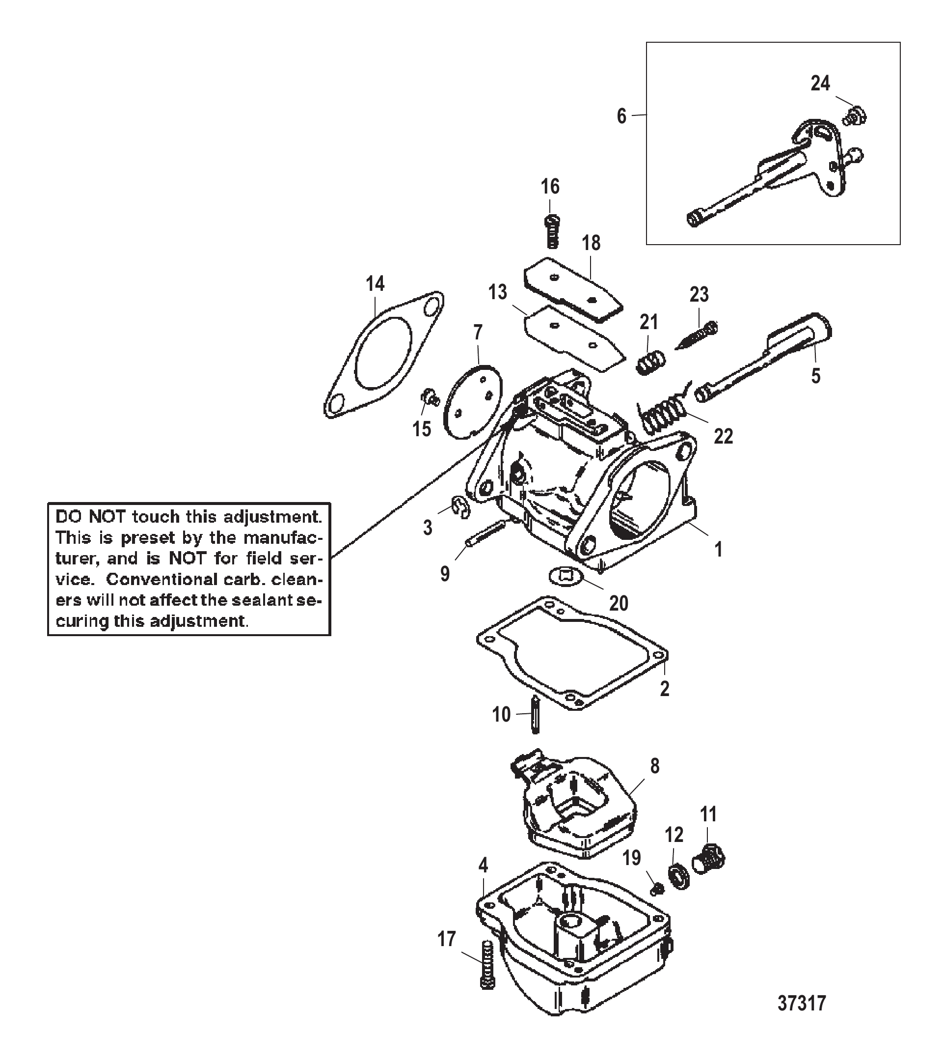 CARBURETOR WME-32/32A/33/34/40/40A