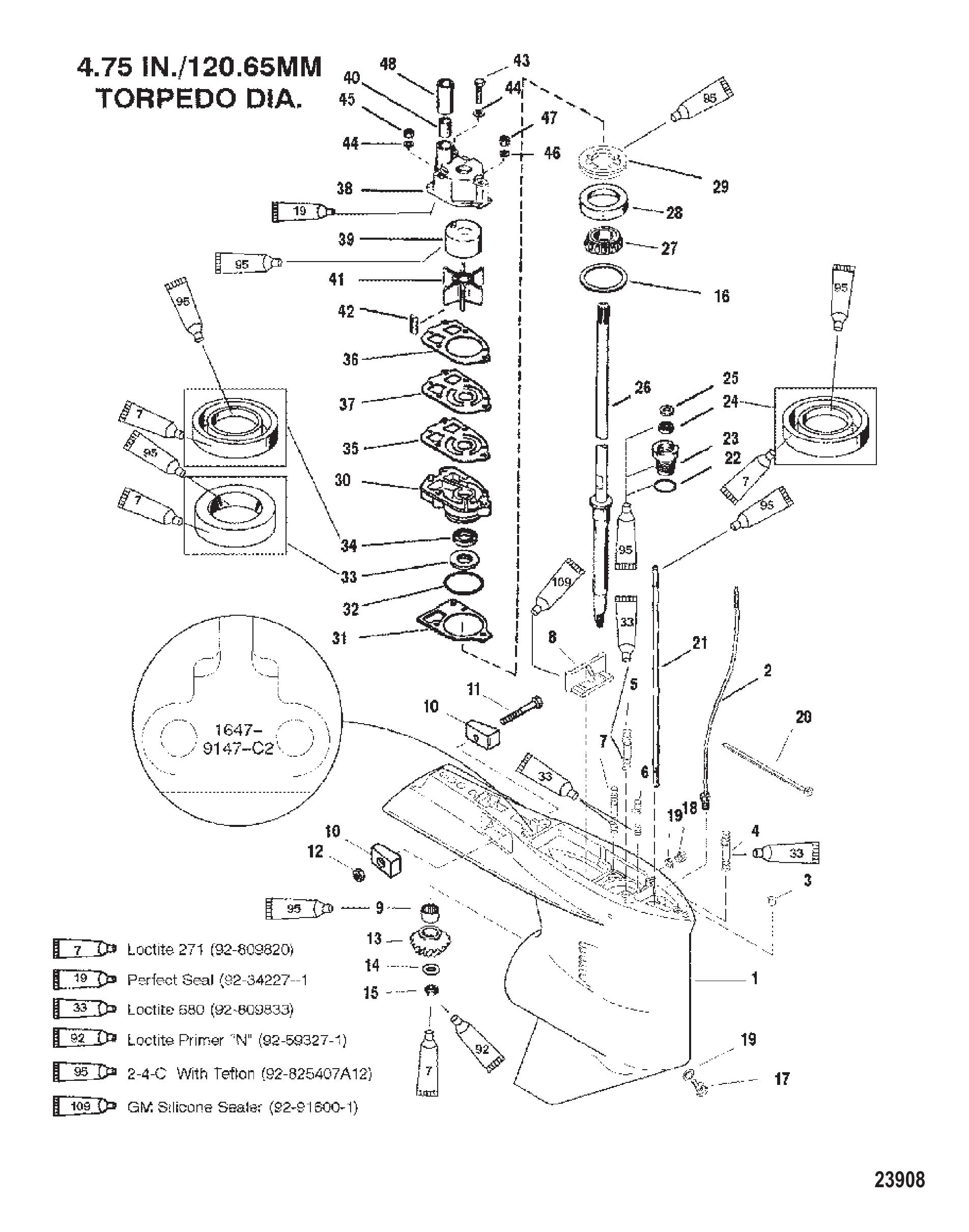 Gear Housing (Driveshaft)(Standard/Counter Rotation)