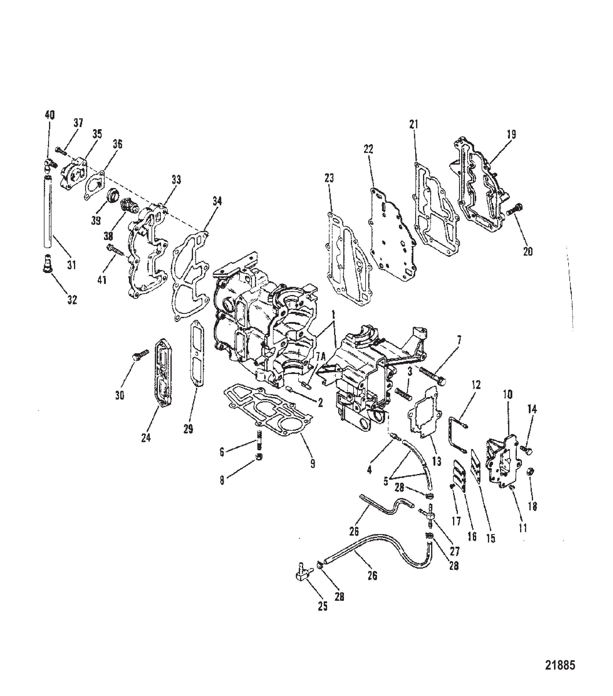 CYLINDER BLOCK AND COVERS