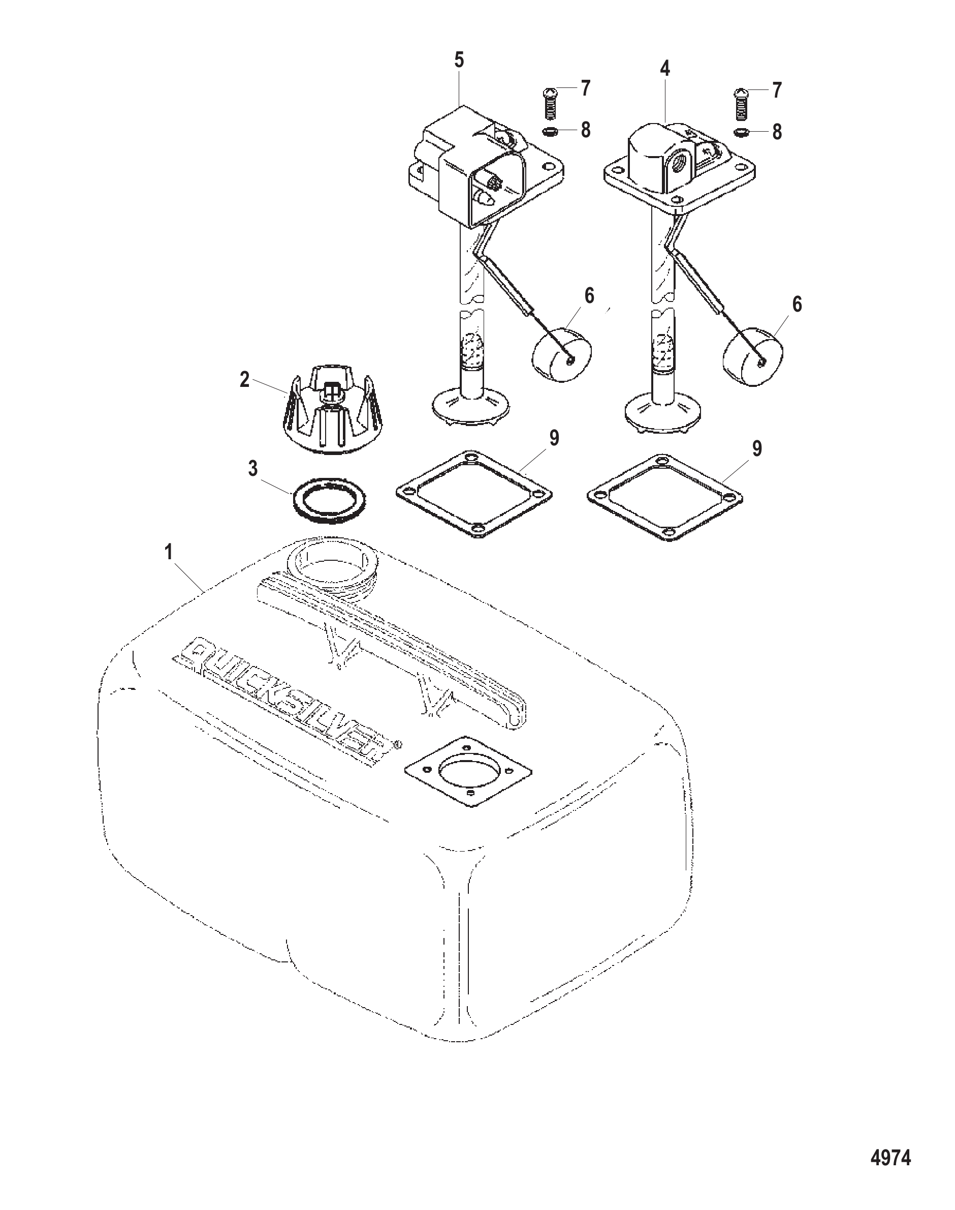 Fuel Tank Assembly (6.6 Gallon)