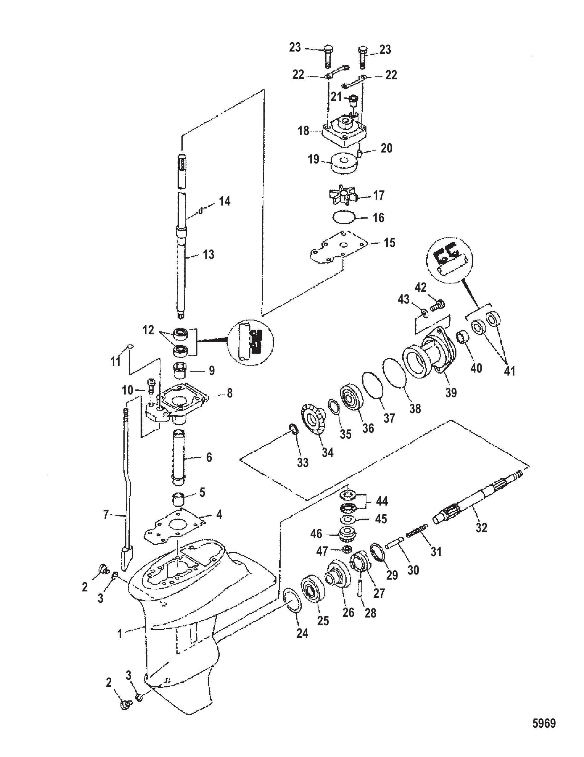 GEAR HOUSING ASSEMBLY