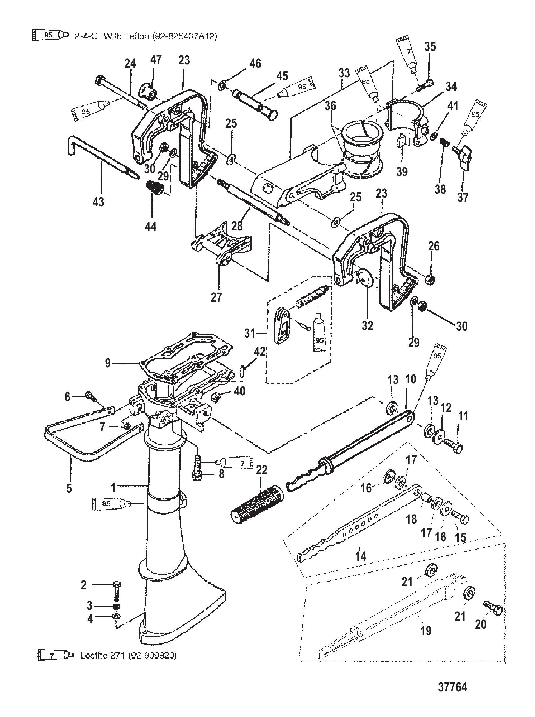 Driveshaft Housing and Clamp Brackets