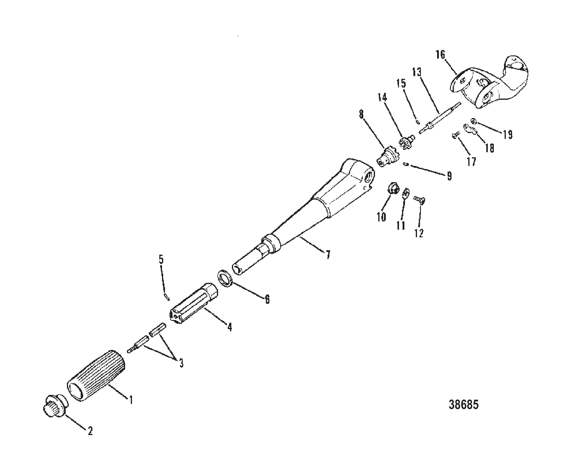 STEERING HANDLE ASSEMBLY