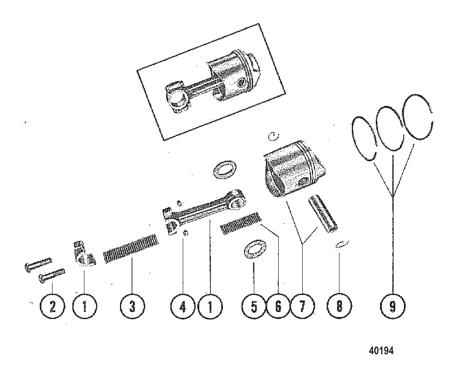 活塞和连杆总成 PISTON AND CONNECTING ROD ASSEMBLY