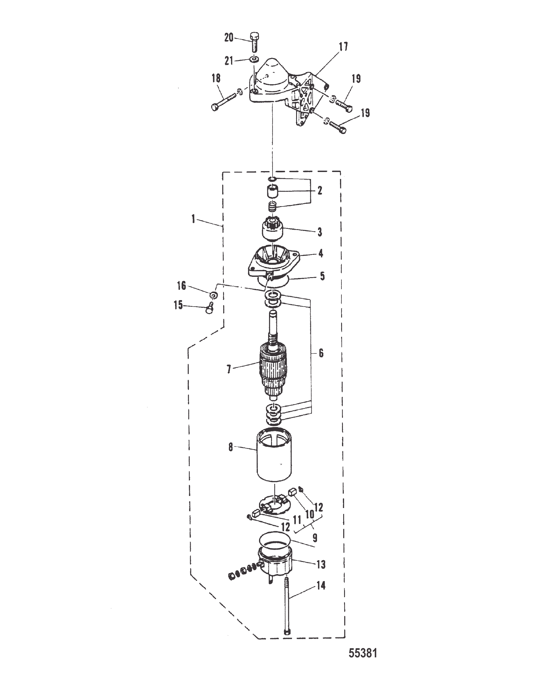 ELECTRIC START MOTOR