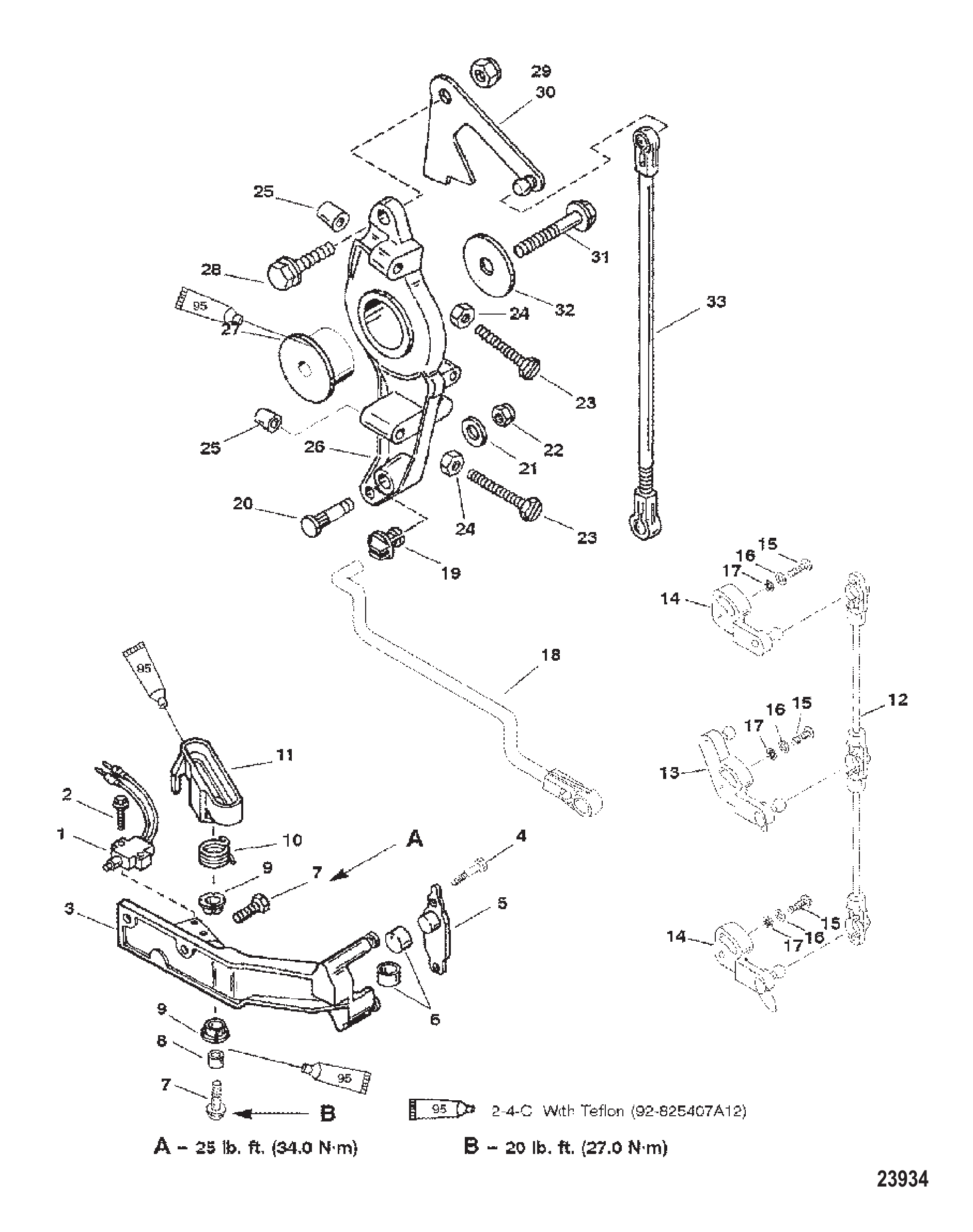 ANCHOR BRACKET (ALL MODELS) (S/N-0G303046 & UP)