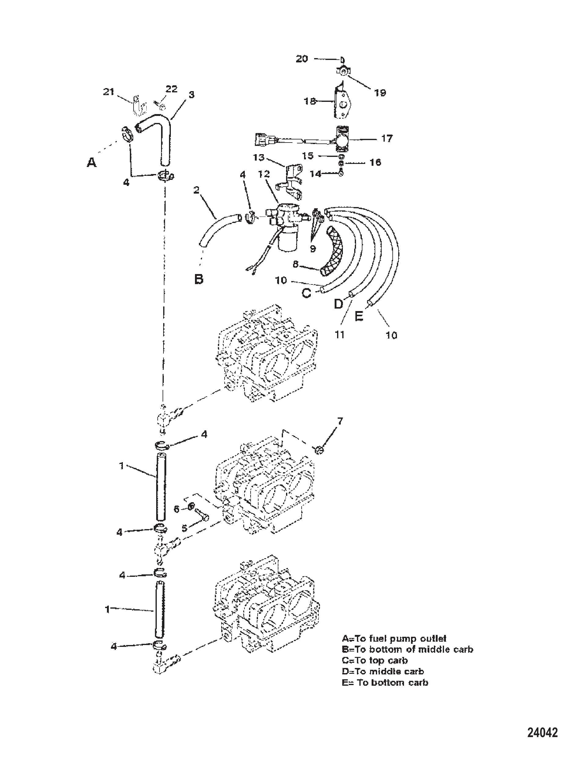 FUEL LINES (NON OIL INJECTION)