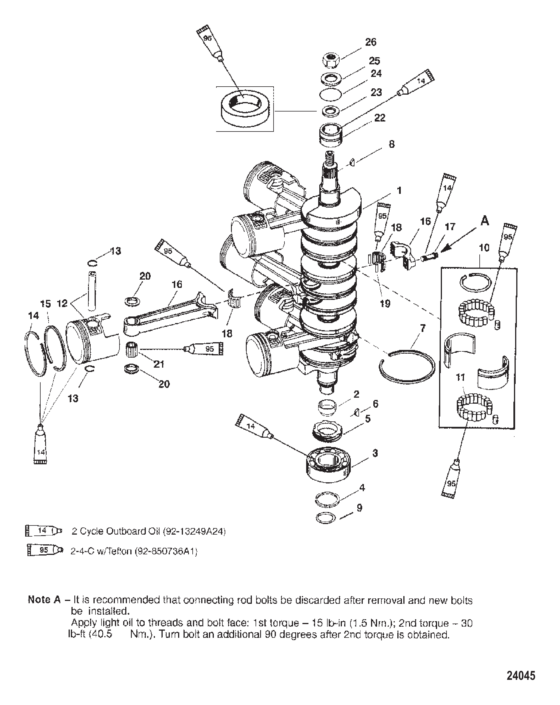 曲轴、活塞与连杆 CRANKSHAFT, PISTONS - AND CONNECTING RODS