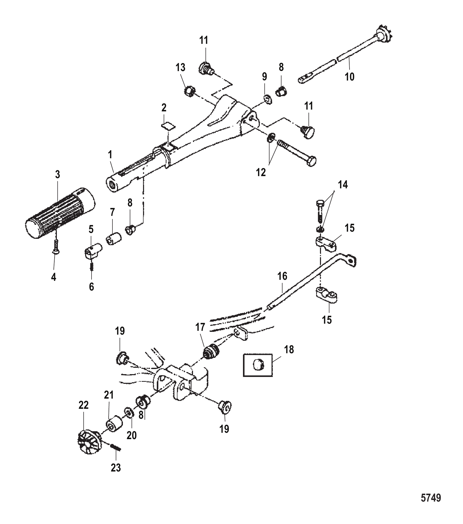 Tiller Handle