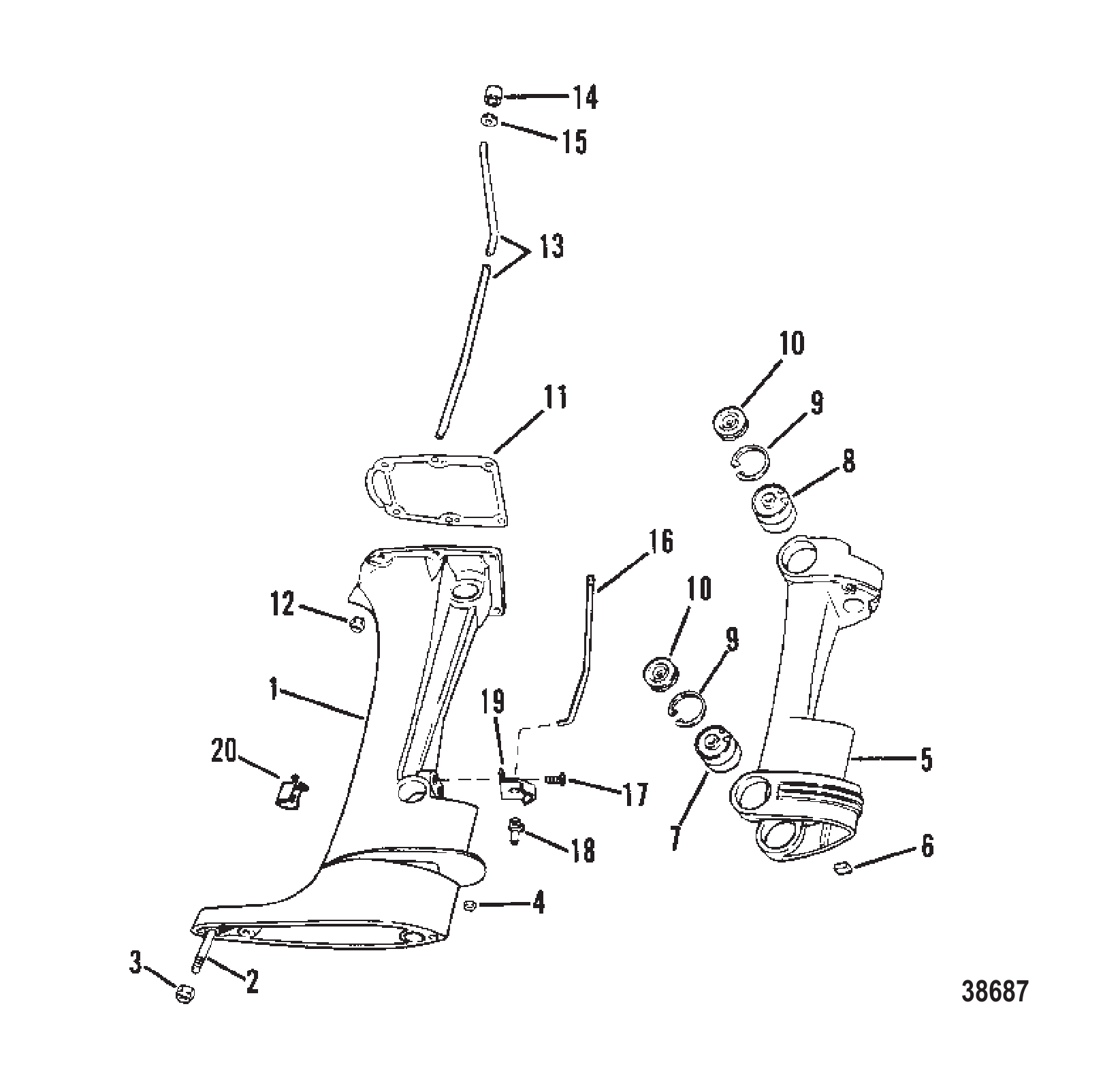 驱动轴壳体总成 Driveshaft Housing Assembly