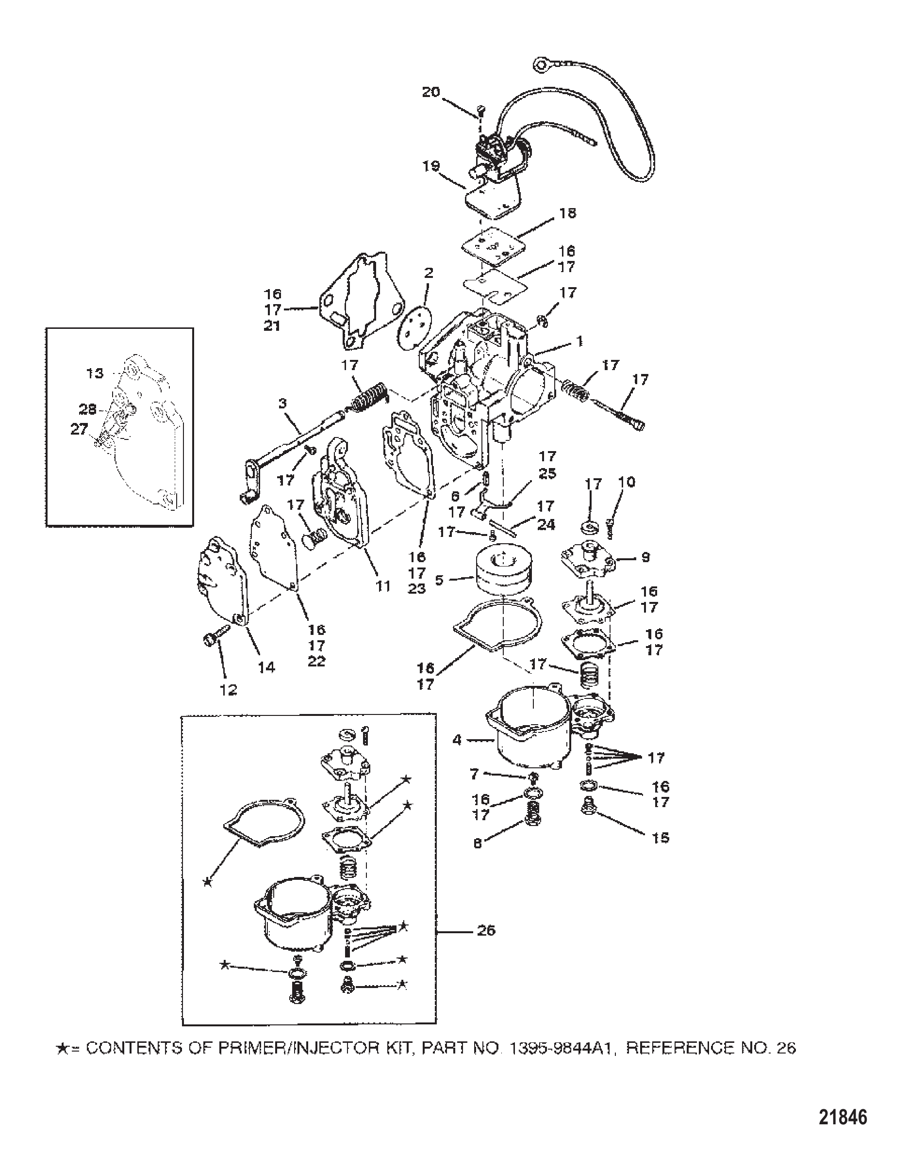 化油器(20/25/JET 20) Carburetor (20/25/JET 20)