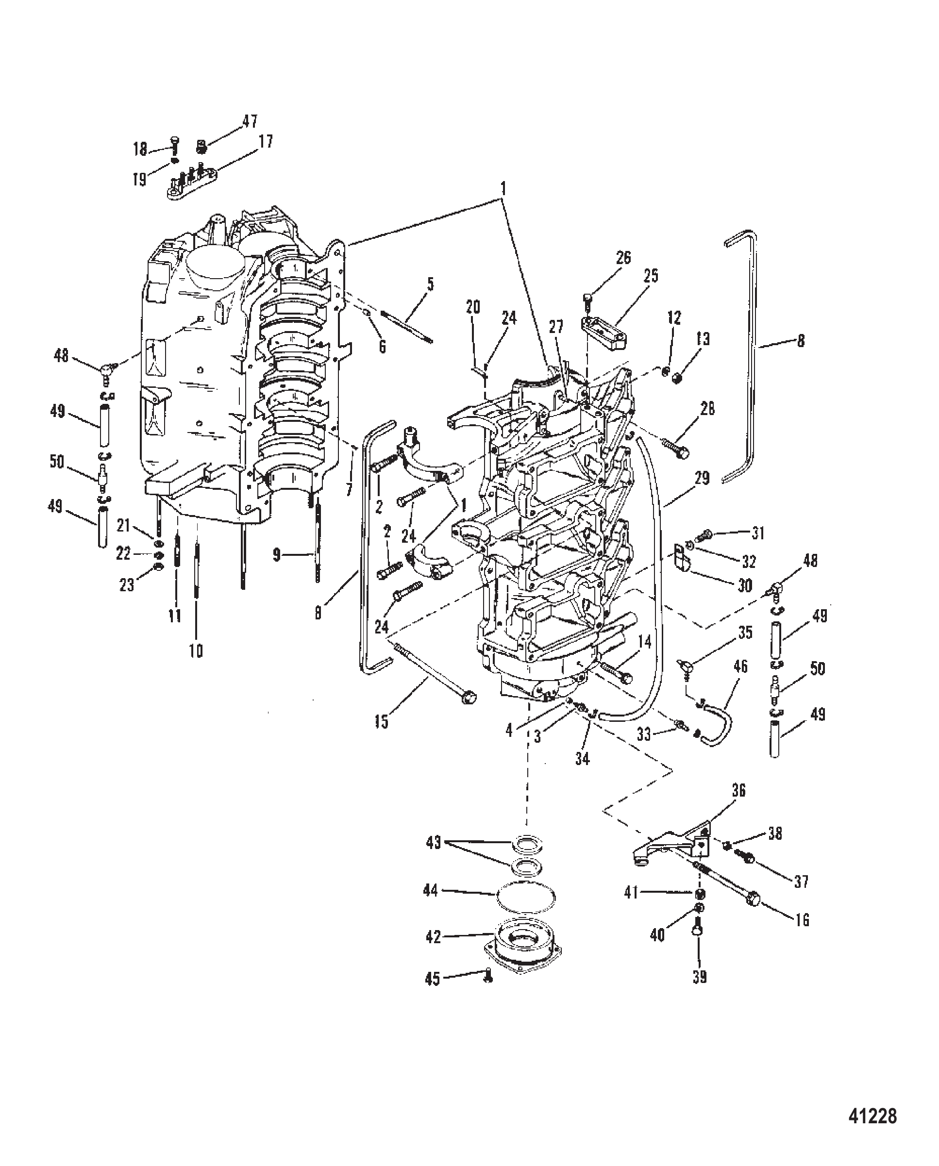 CYLINDER BLOCK AND END CAPS
