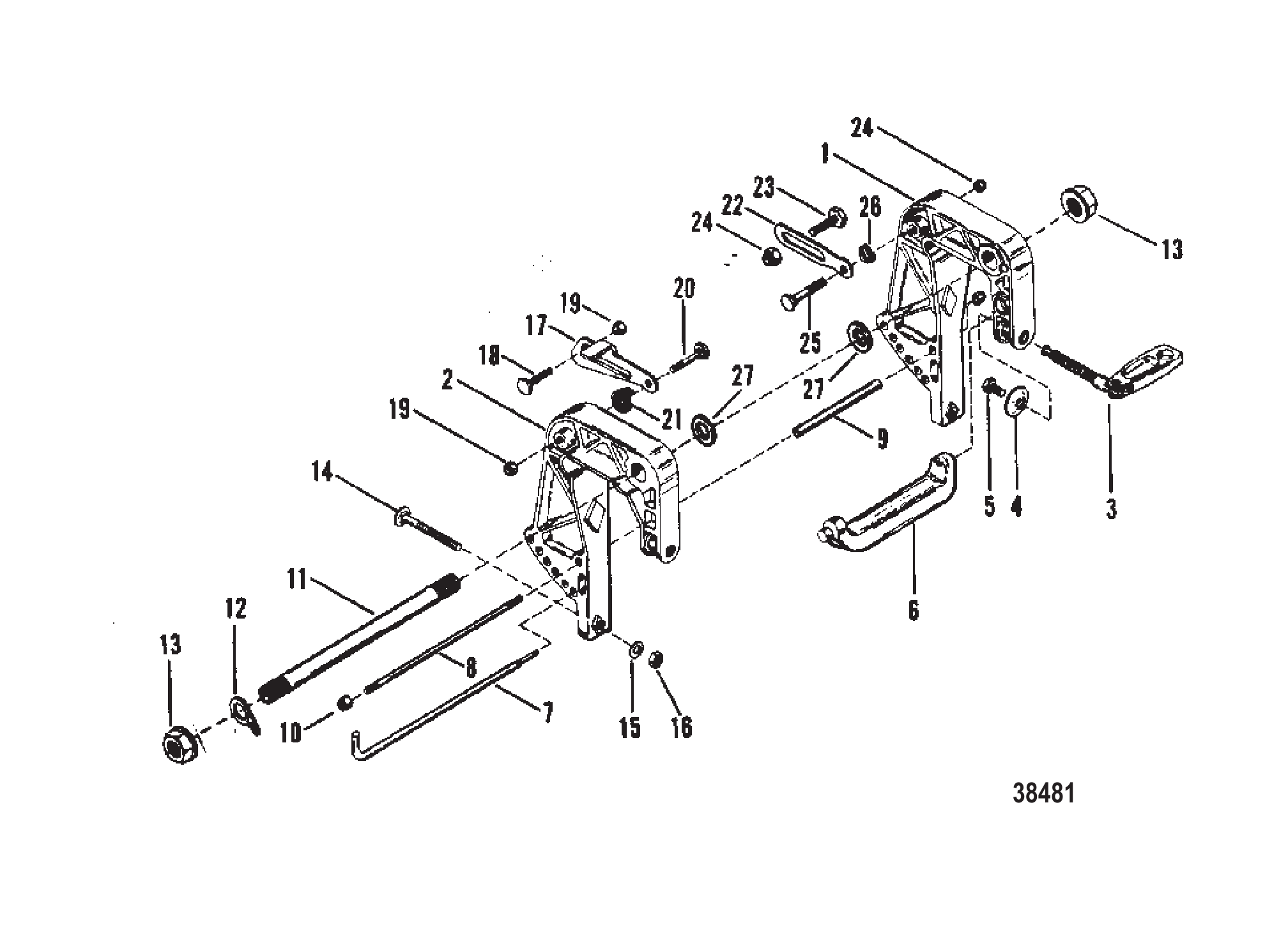 夹具支架总成 CLAMP BRACKET ASSEMBLY
