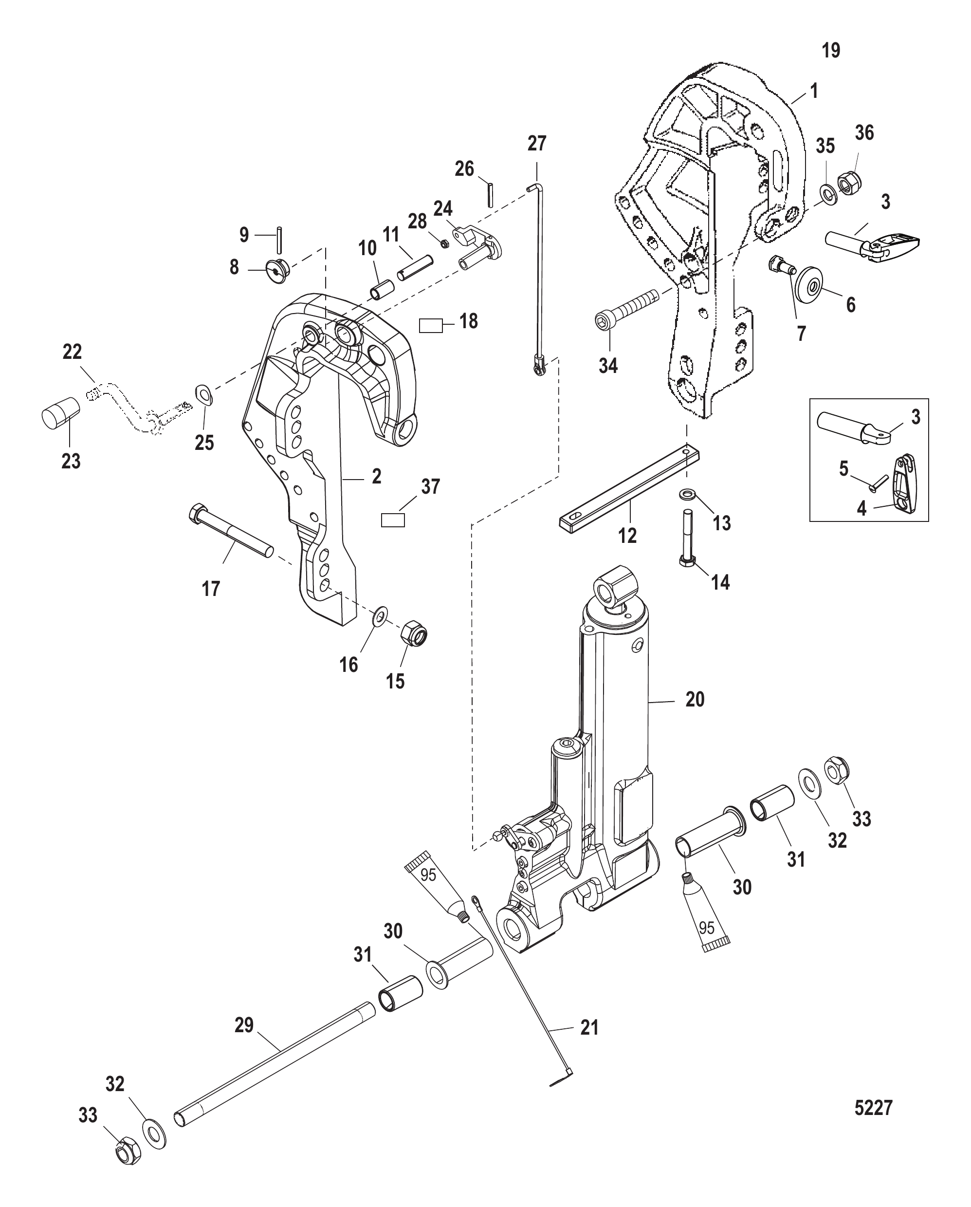 Clamp Bracket (Gas Assist Trim)