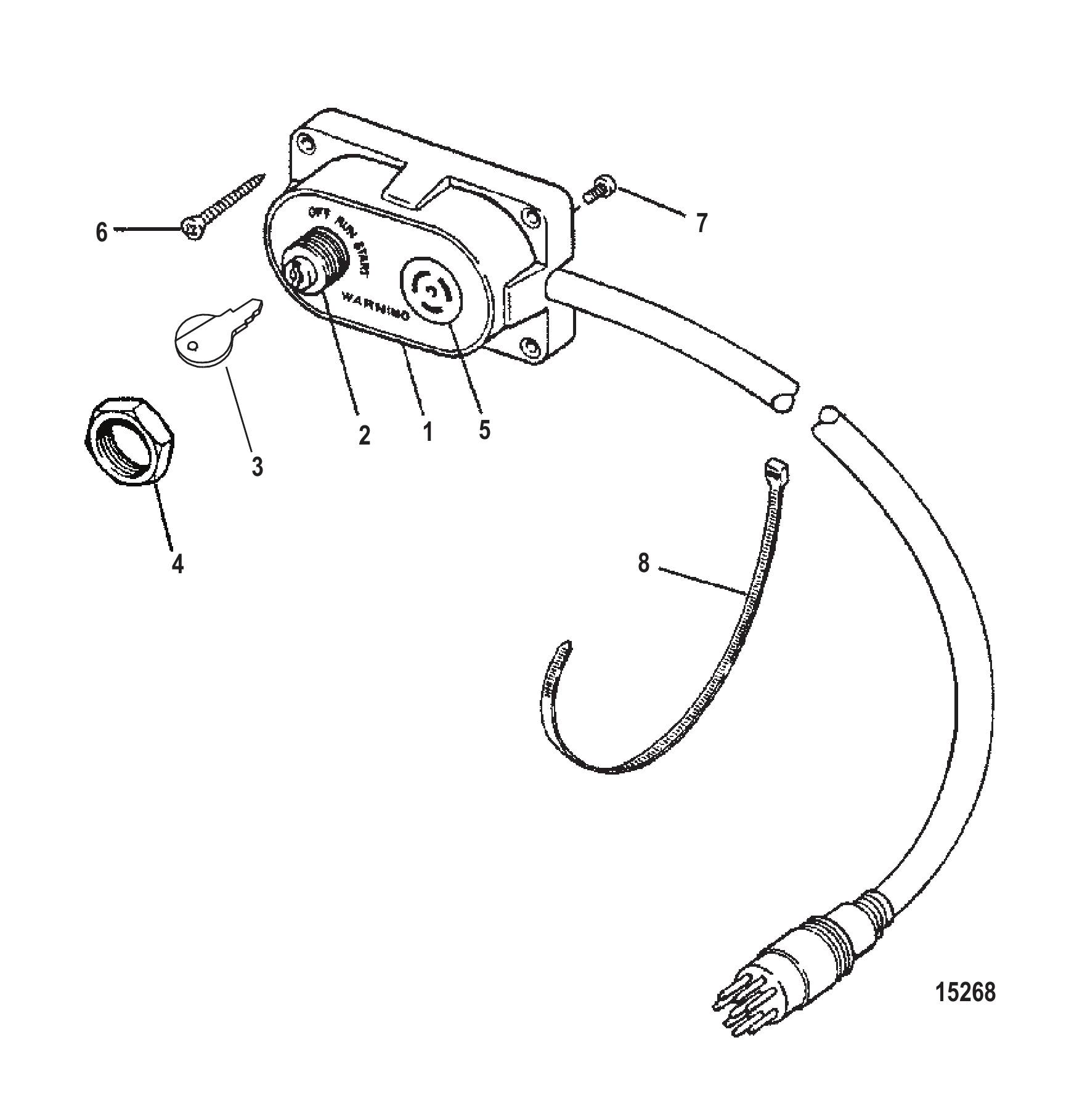 KEY, CHOKE AND HORN KIT
