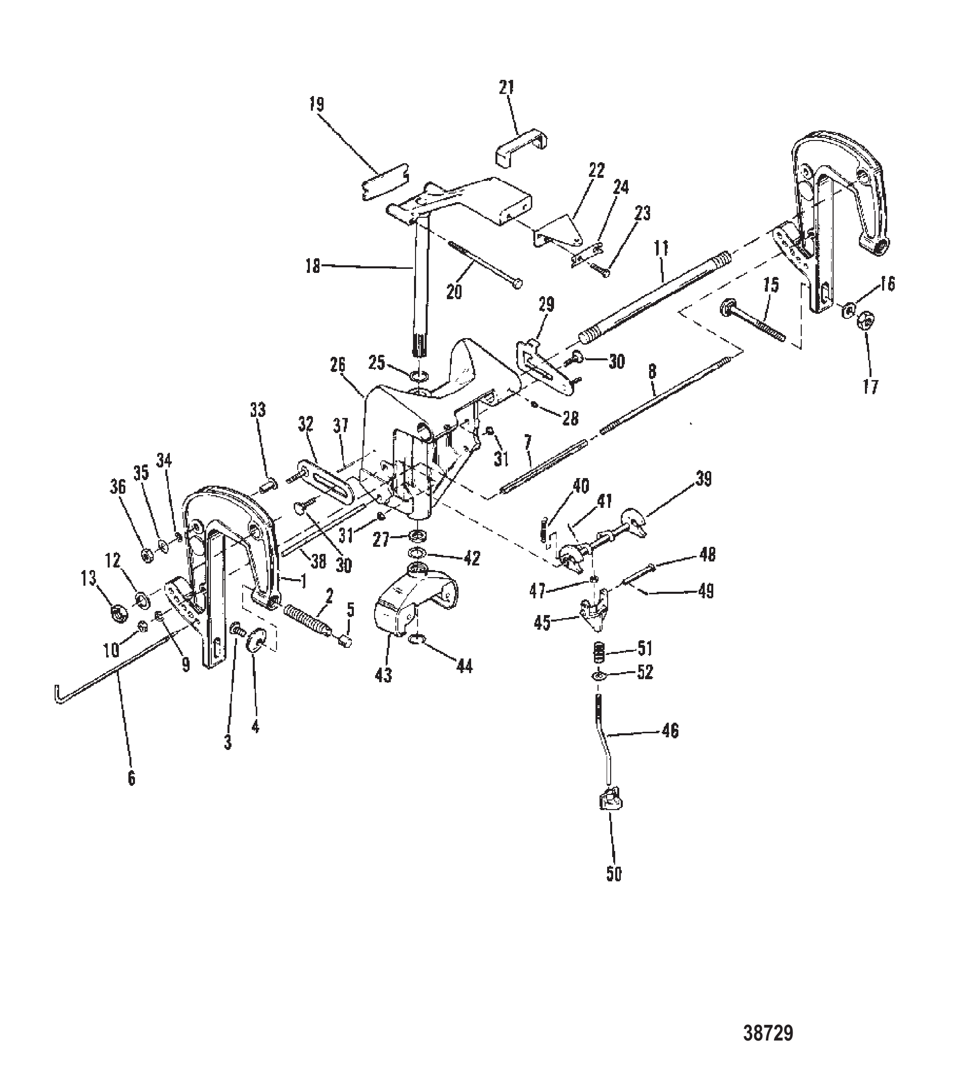 Clamp/Swivel Bracket (Short)(Long-0C159199 and Below(NPT)