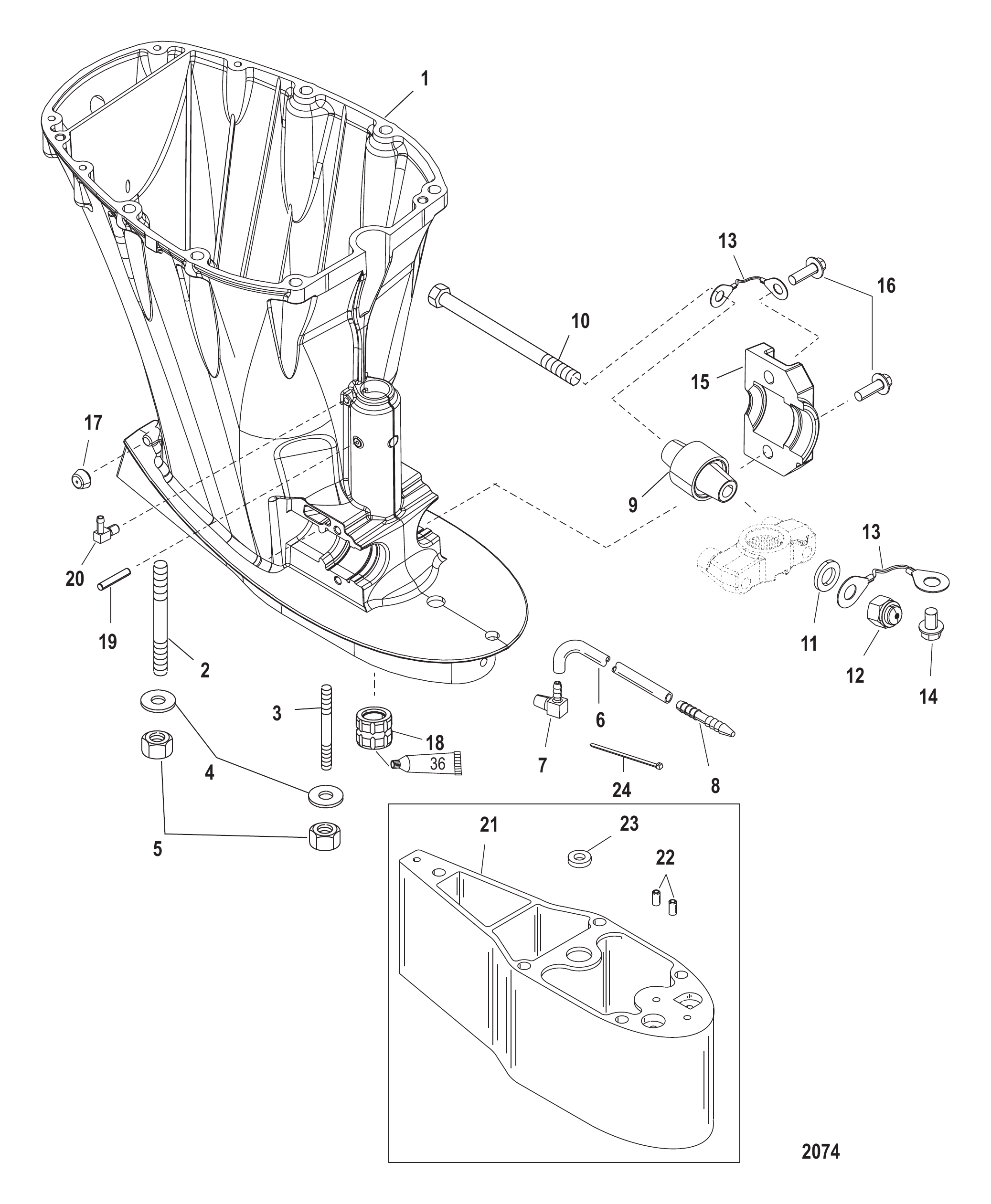 DRIVESHAFT HOUSING