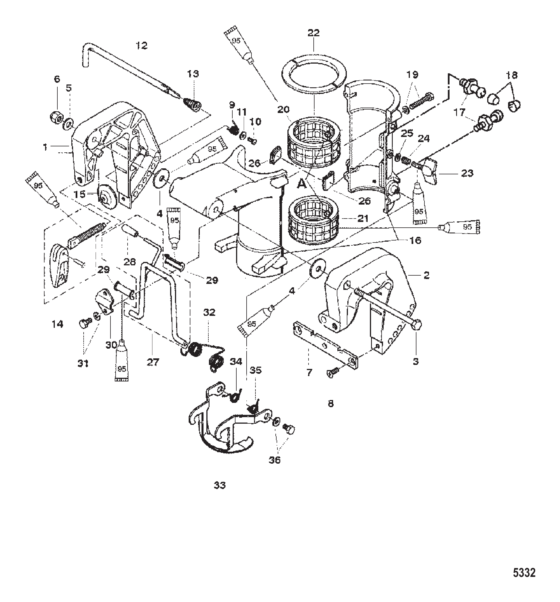 CLAMP AND SWIVEL BRACKETS