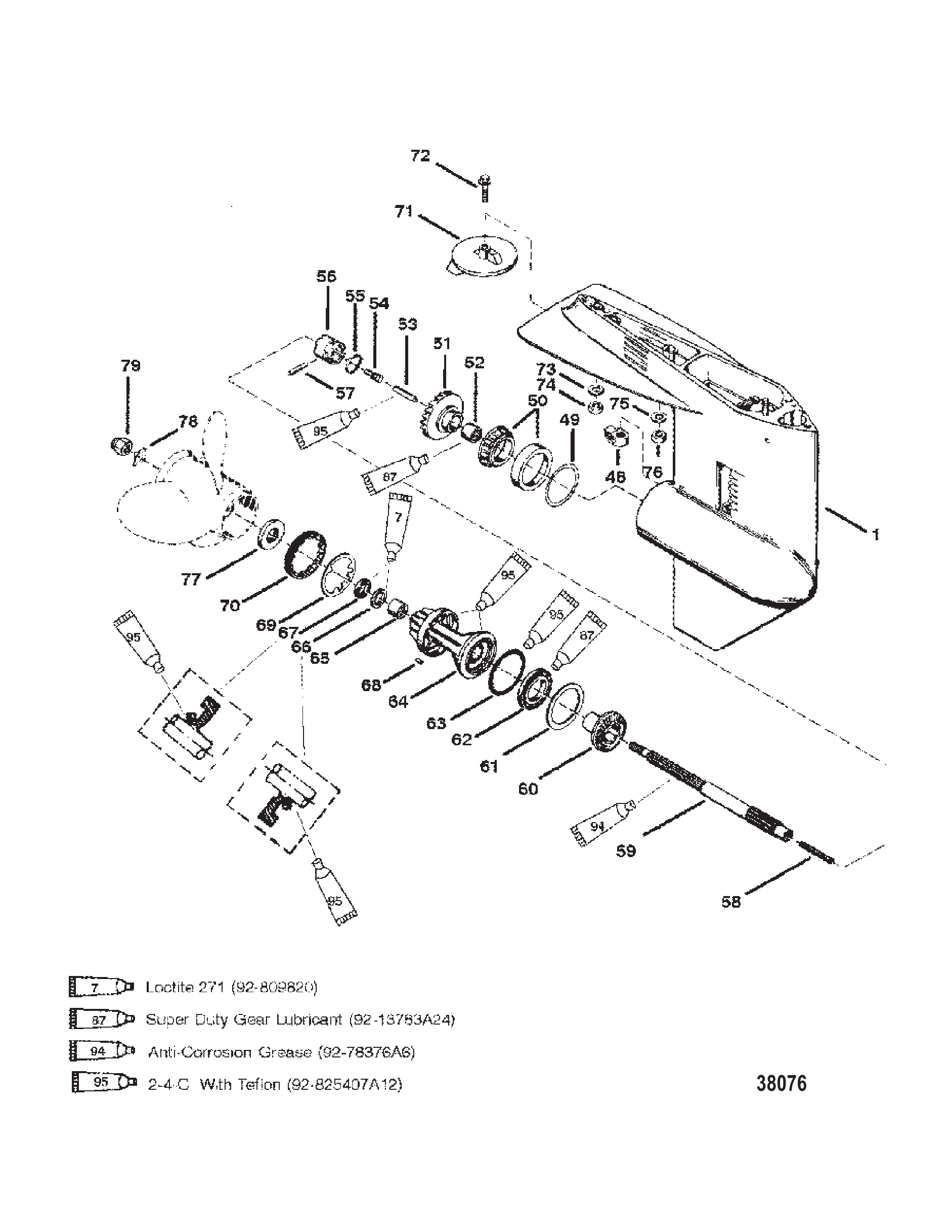 GEAR HOUSING (PROPSHAFT)