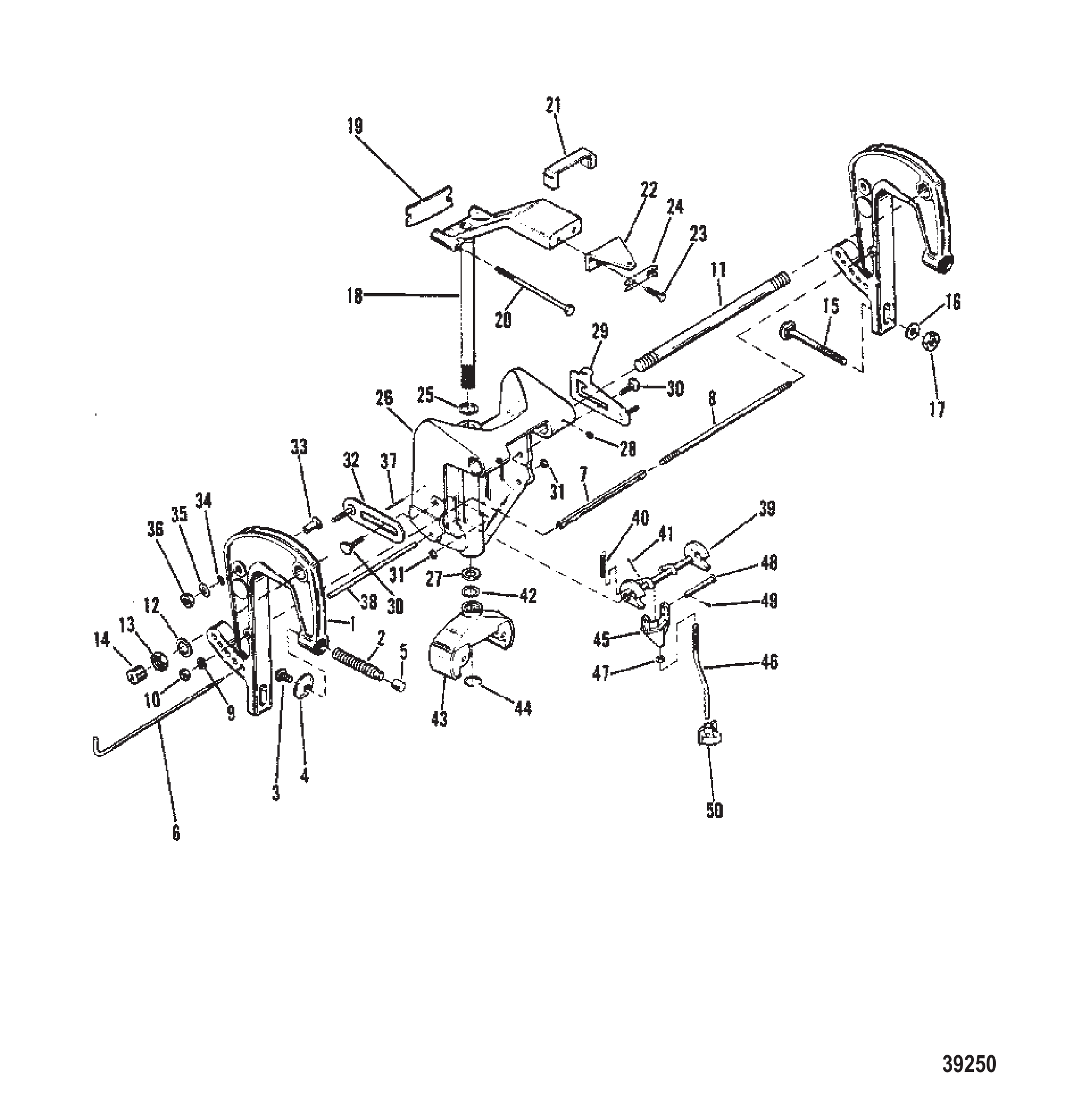 CLAMP AND SWIVEL BRACKET ASSEMBLY