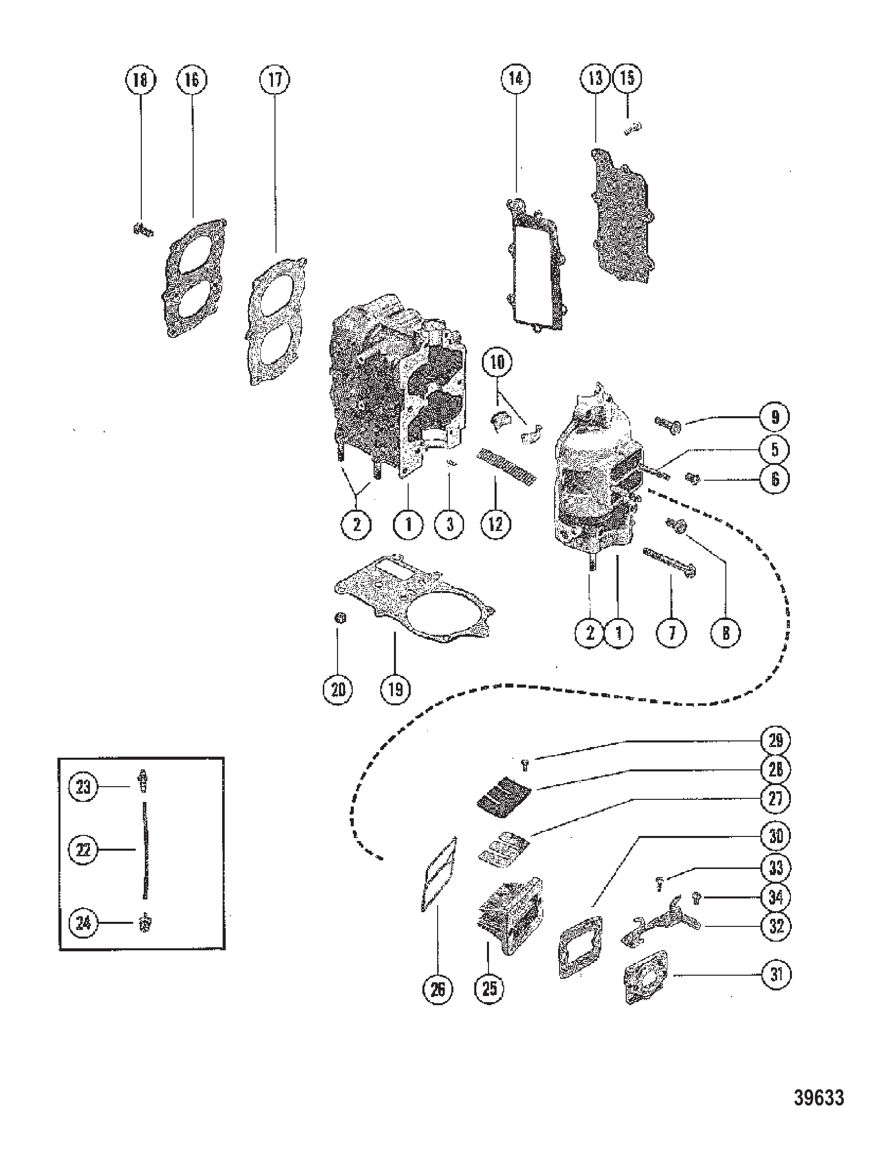 气缸体与曲轴箱总成 CYLINDER BLOCK AND CRANKCASE ASSEMBLY