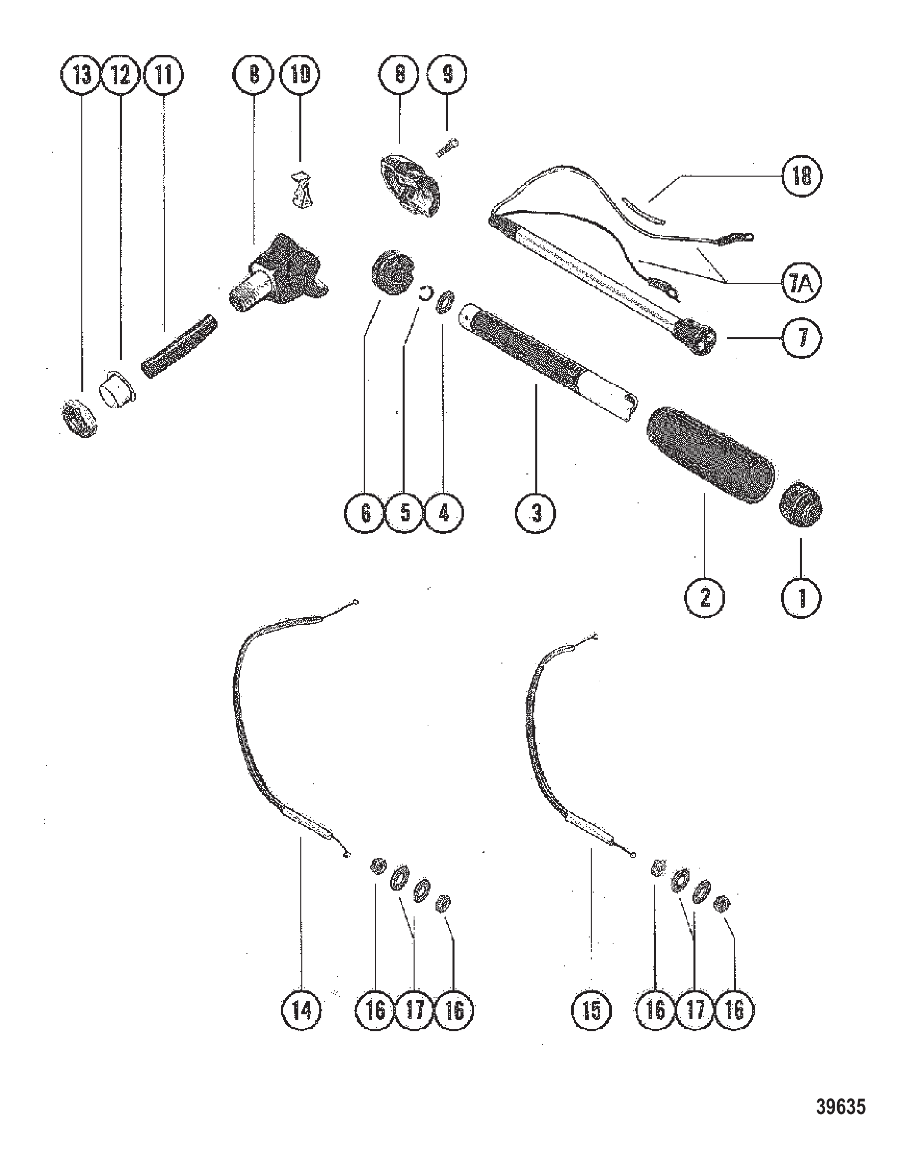 转向手柄总成 STEERING HANDLE ASSEMBLY