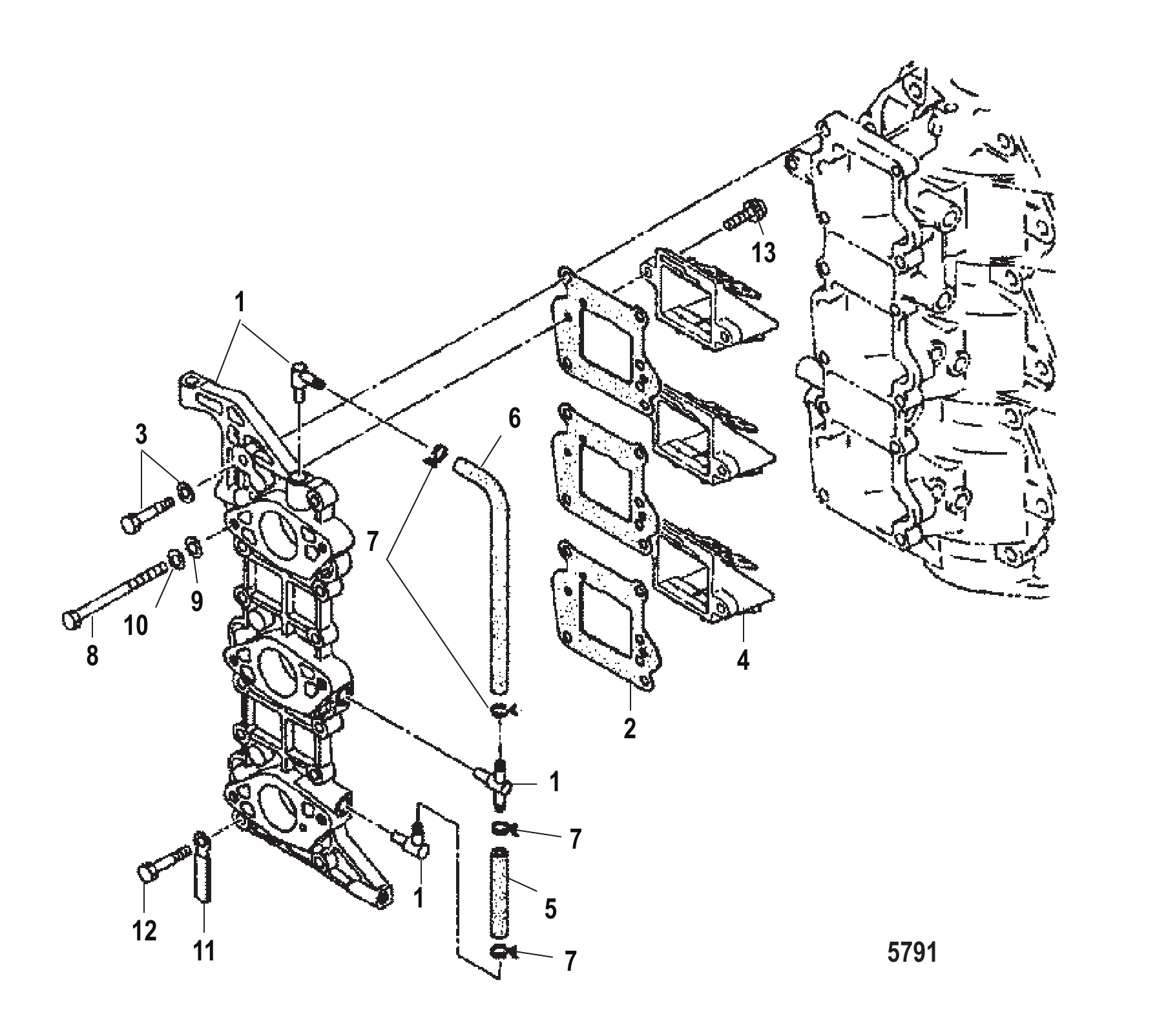 Inlet Manifold and Reed Block