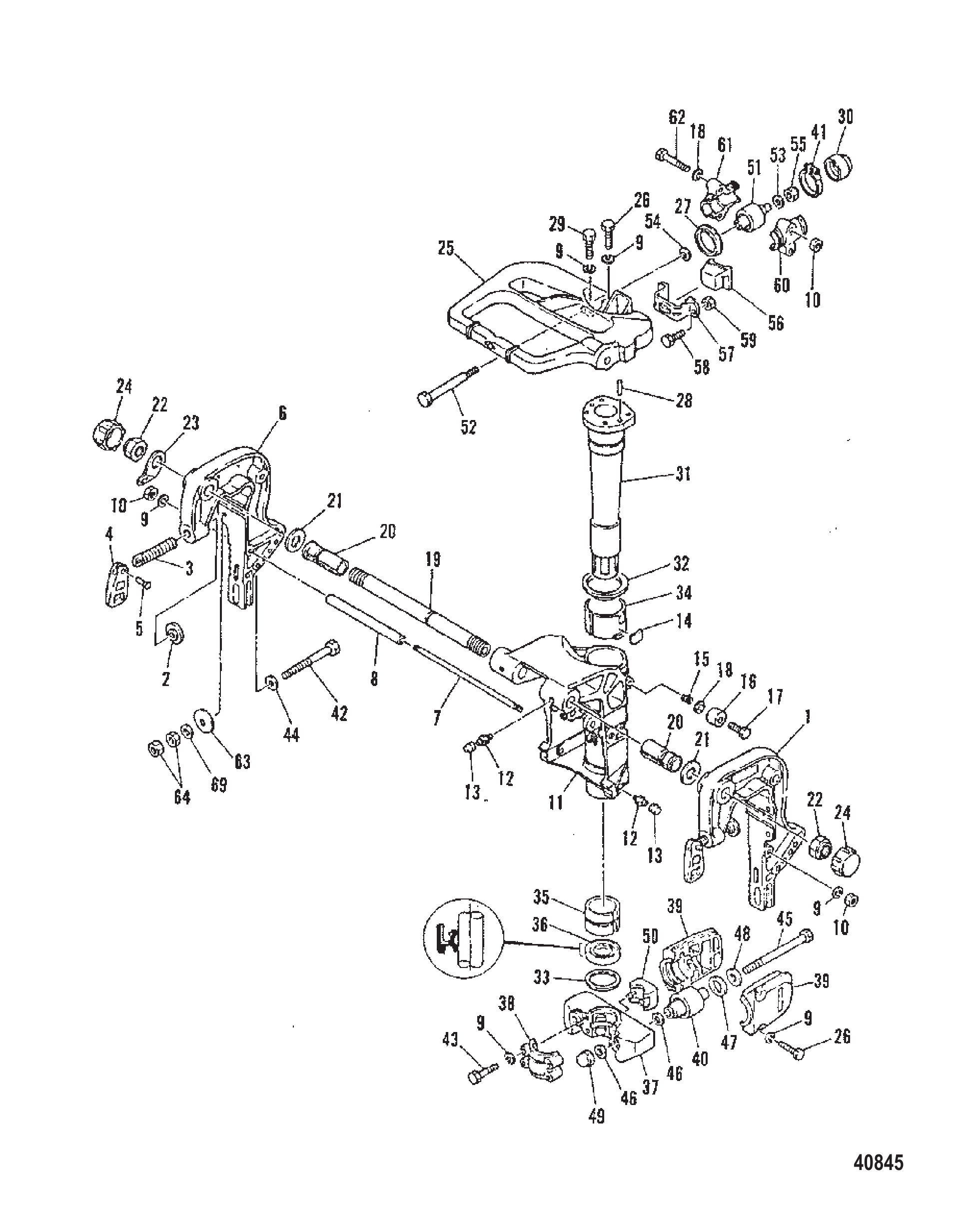 夹紧旋转支架 CLAMP AND SWIVEL BRACKET
