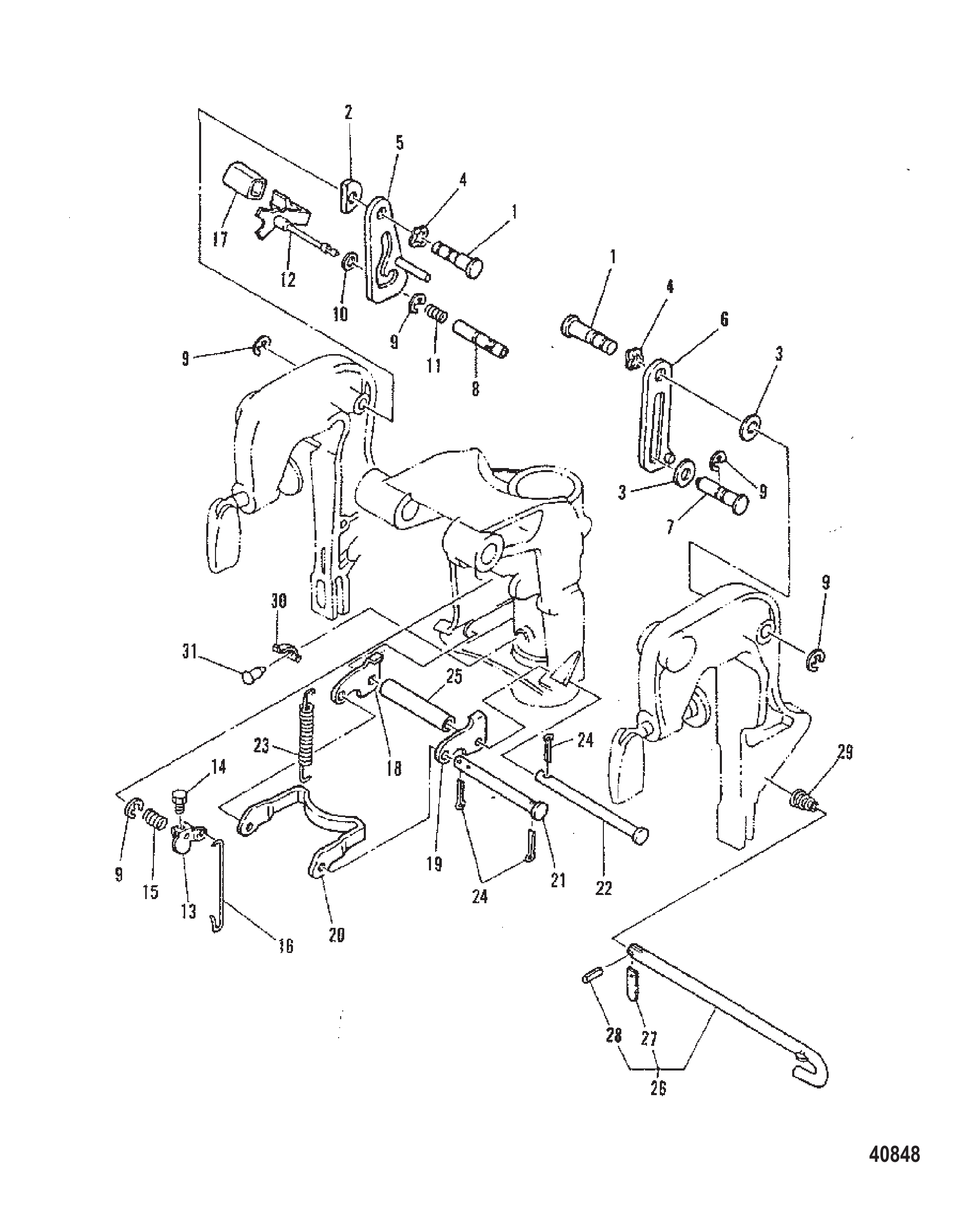 倾斜杆/销 TILT LEVER/PIN