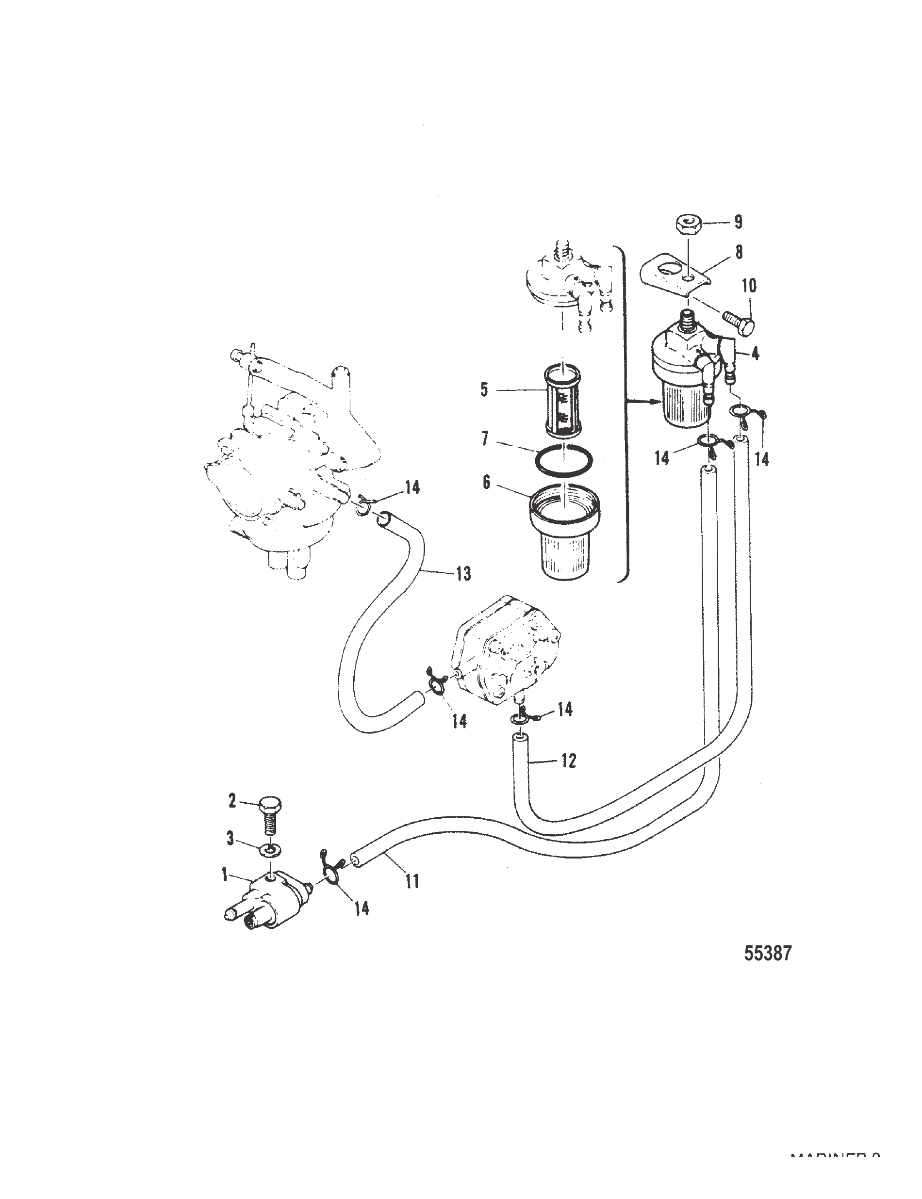 FUEL LINES AND FILTER