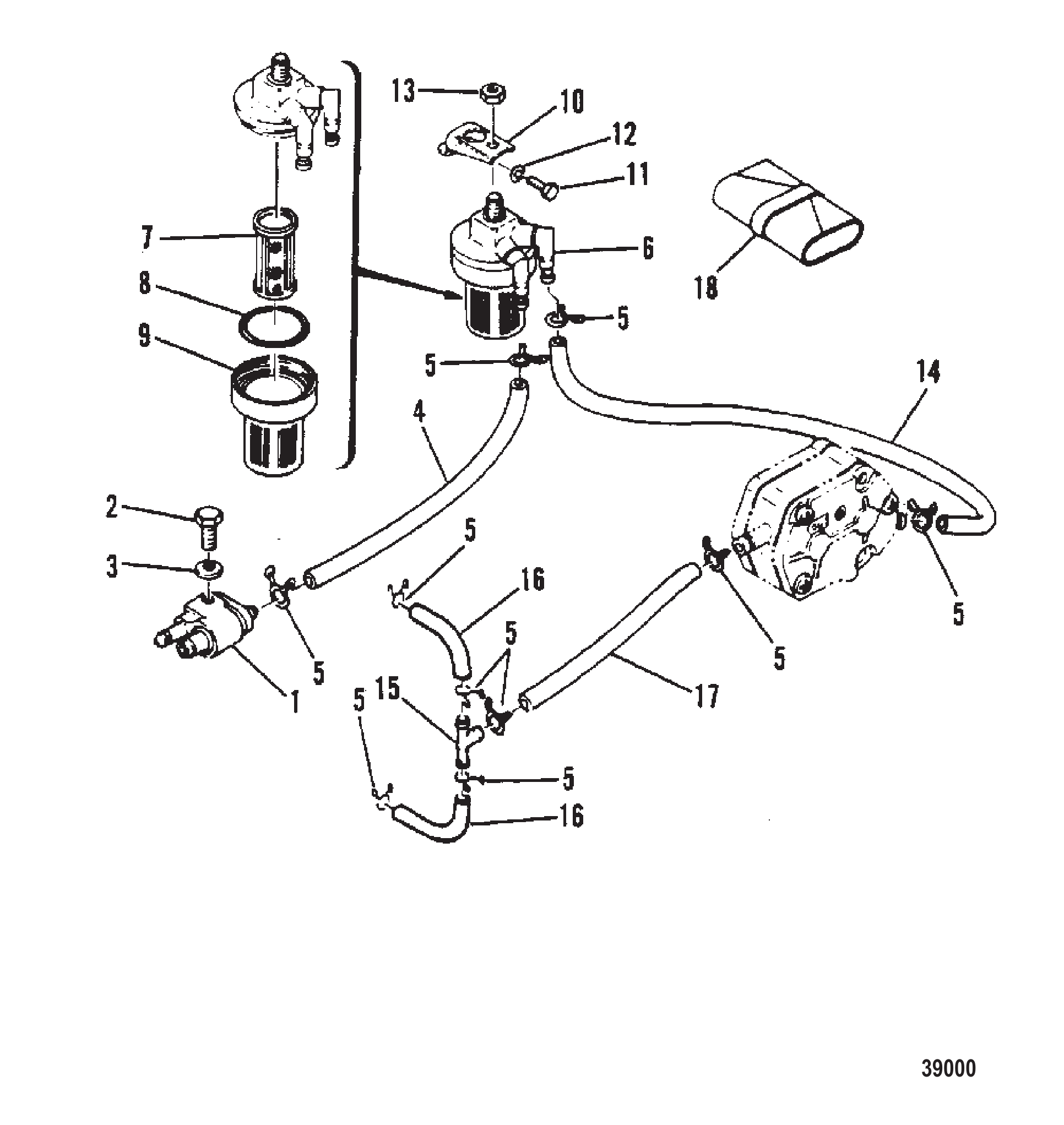 FUEL LINES AND FILTER