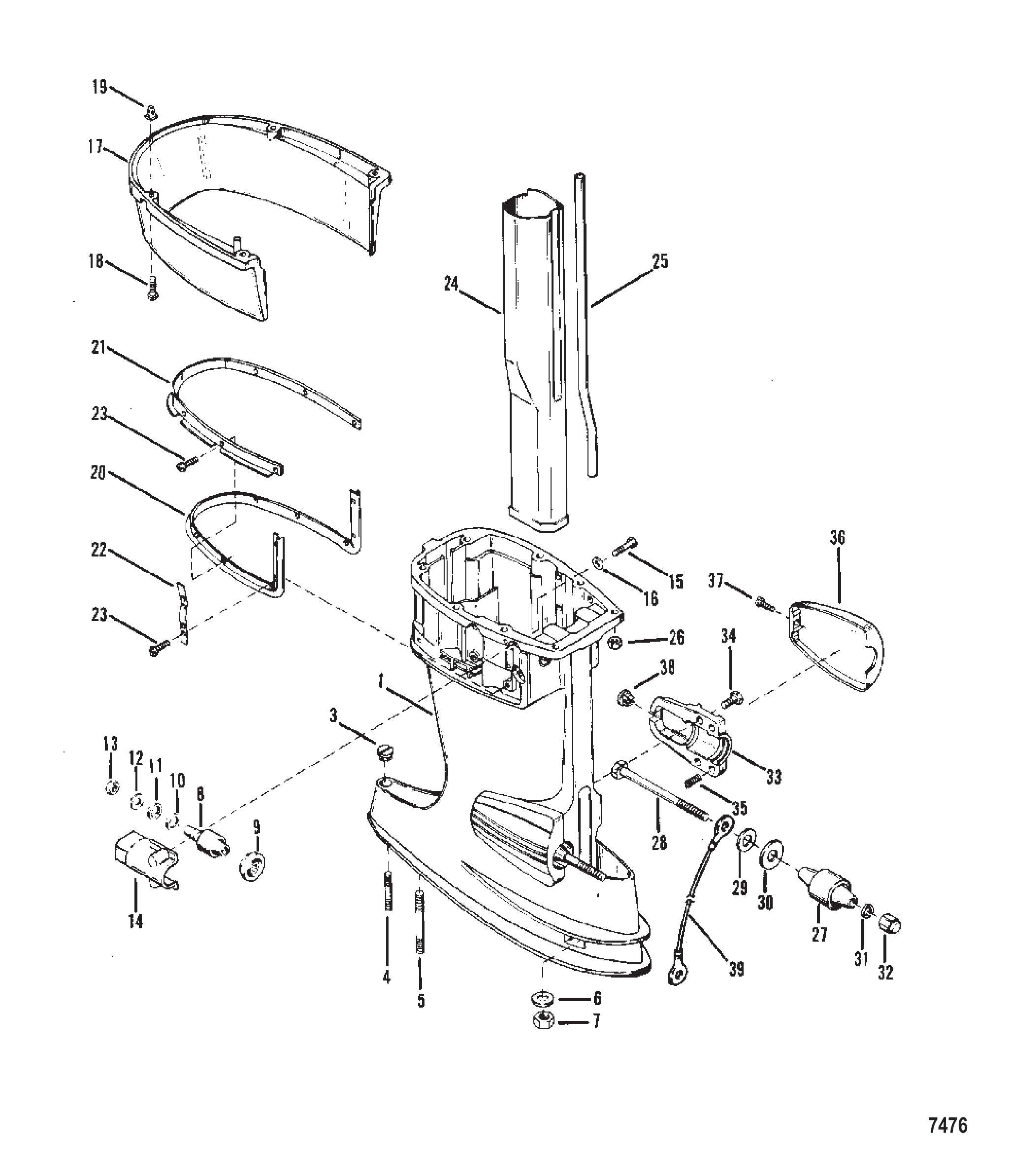 DRIVESHAFT HOUSING ASSEMBLY