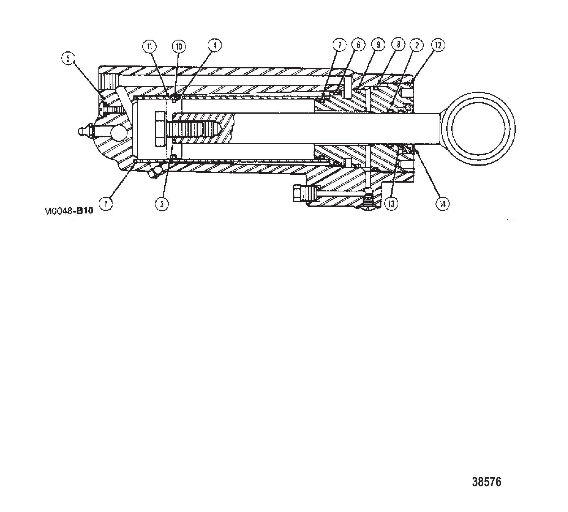 POWER TRIM CYLINDER REPAIR KITS (76509A3 AND 76509A23)