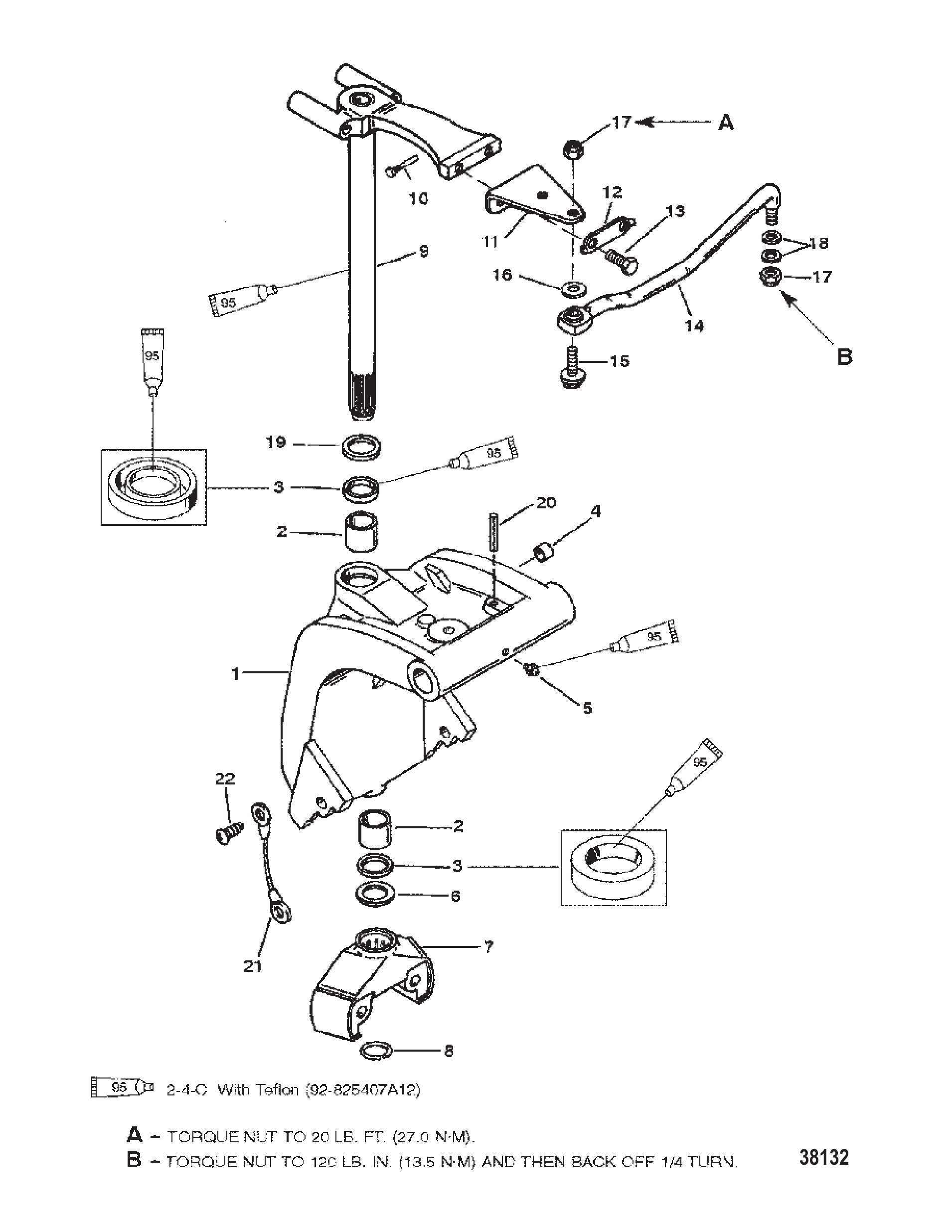 SWIVEL BRACKET (S/N: 0D182000 AND UP)