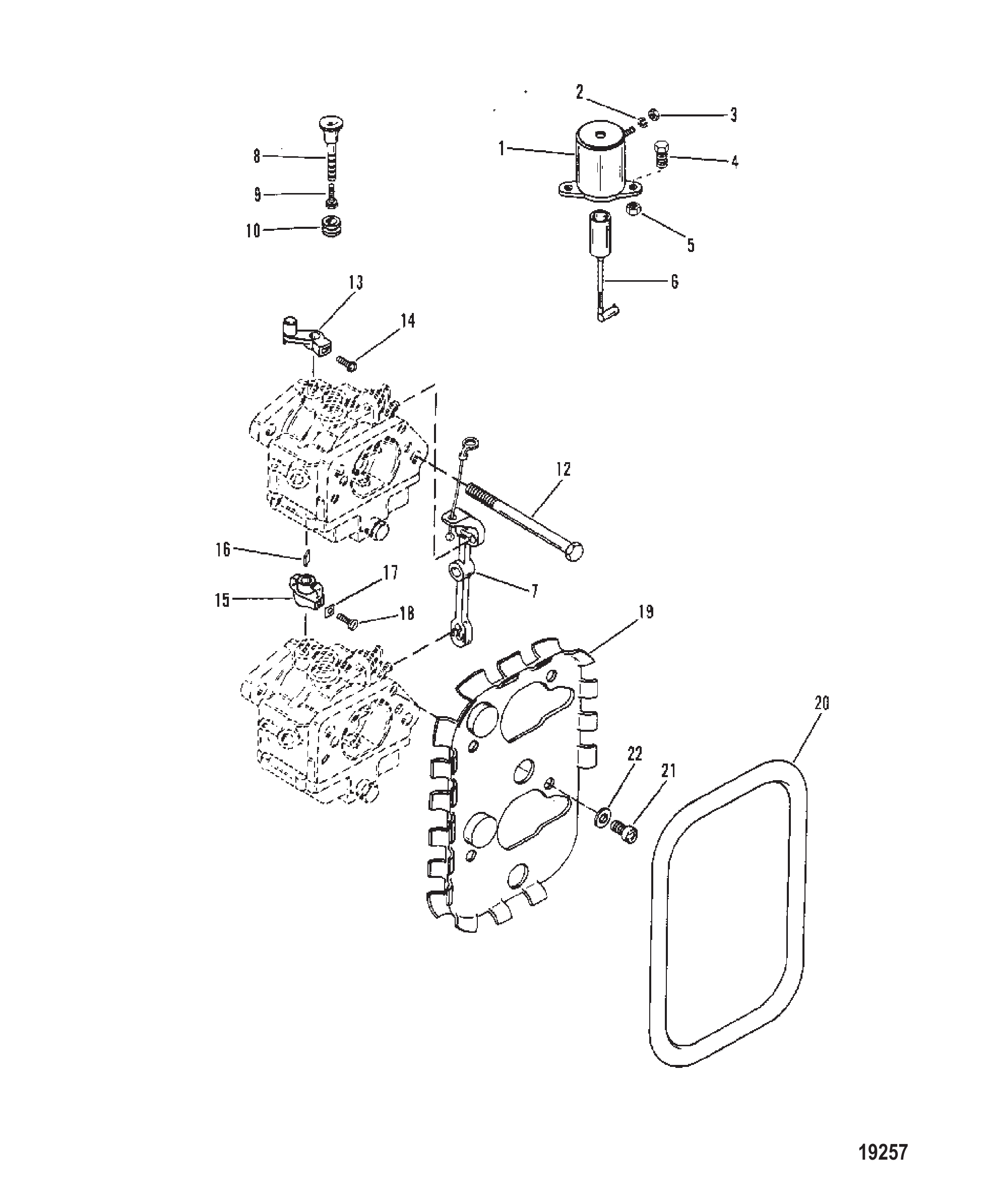 CARBURETOR LINKAGE AND CHOKE SOLENOID